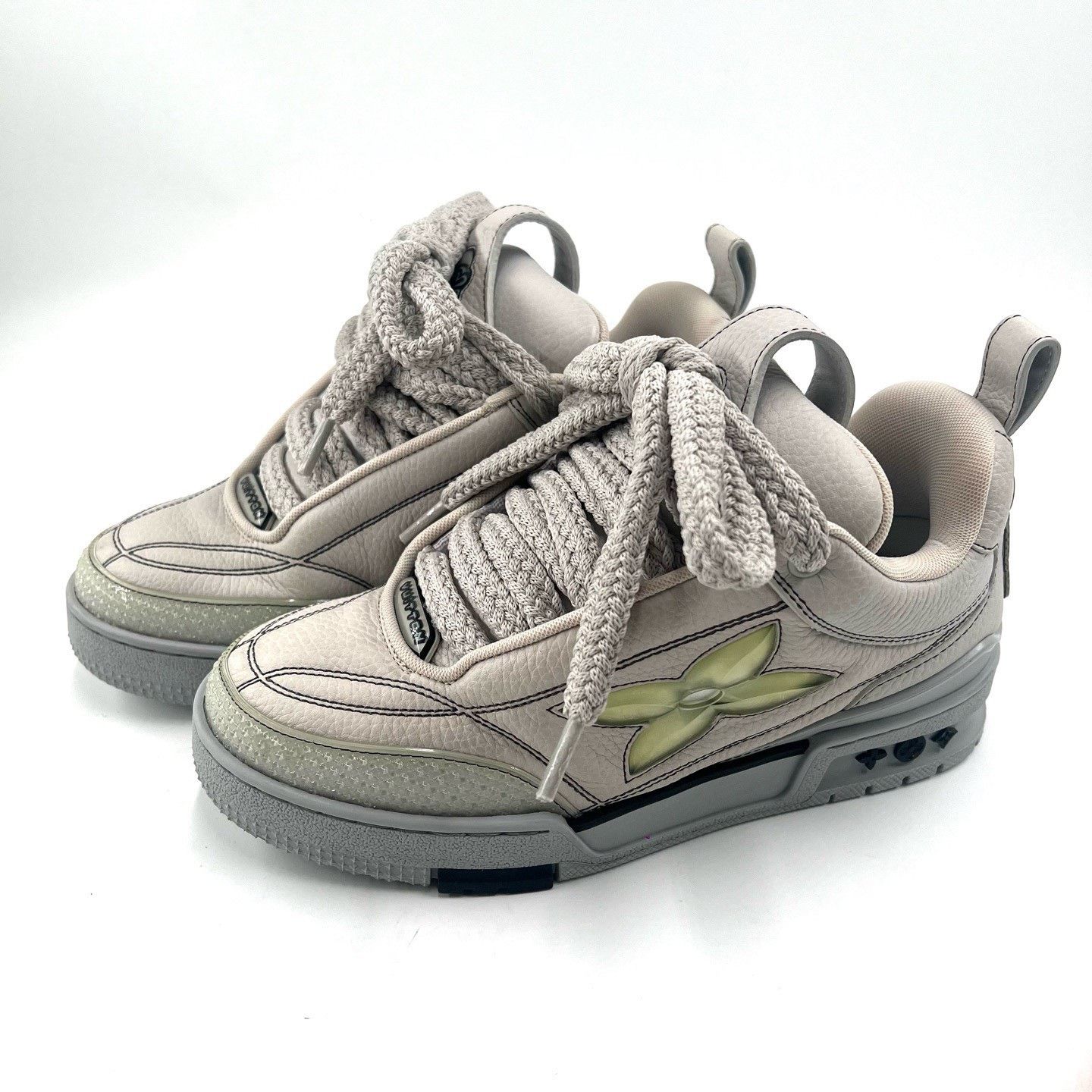 Louis Vuitton Louis Vuitton Skate Gray Sneakers Size US 6.5 / IT 36.5 - 1 Thumbnail