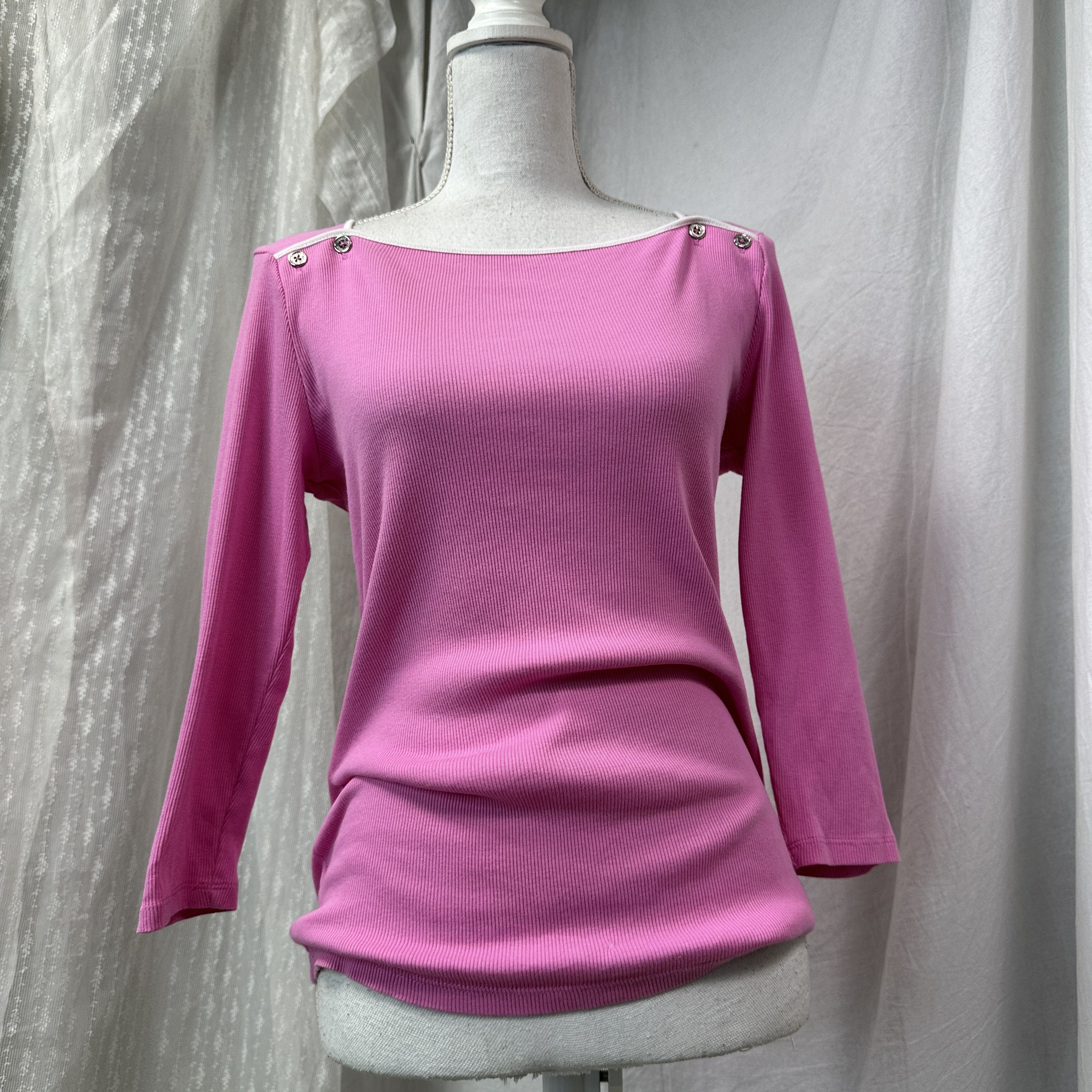 Ralph Lauren Vintage Old Money Ralph Lauren Women's Top Y2K Size S / US 4 / IT 40 - 6 Thumbnail