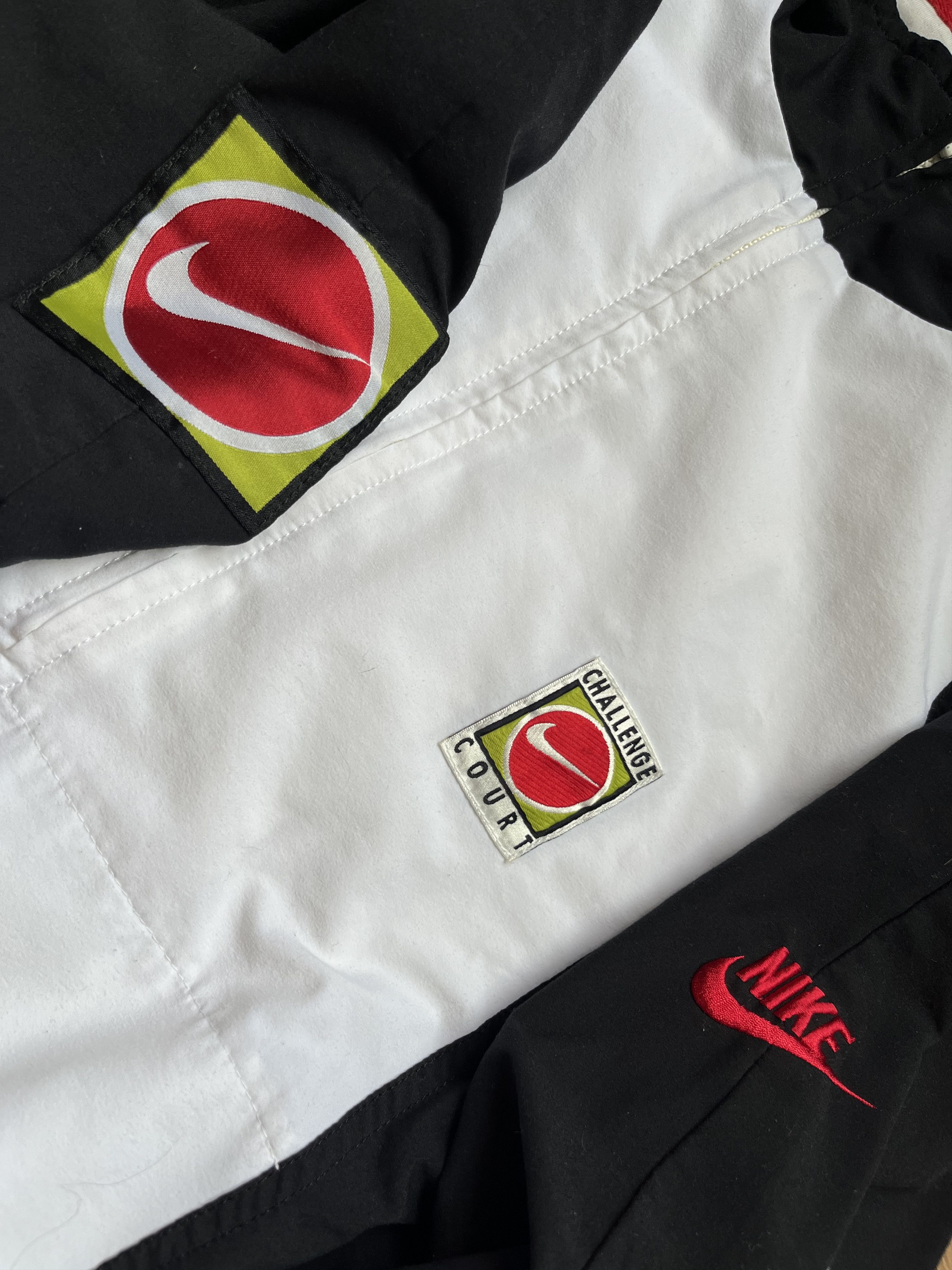 Nike ❗️❗️Vintage 90s NIKE Court Challenge Big logo Jacket RARE Size US M / EU 48-50 / 2 - 6 Thumbnail