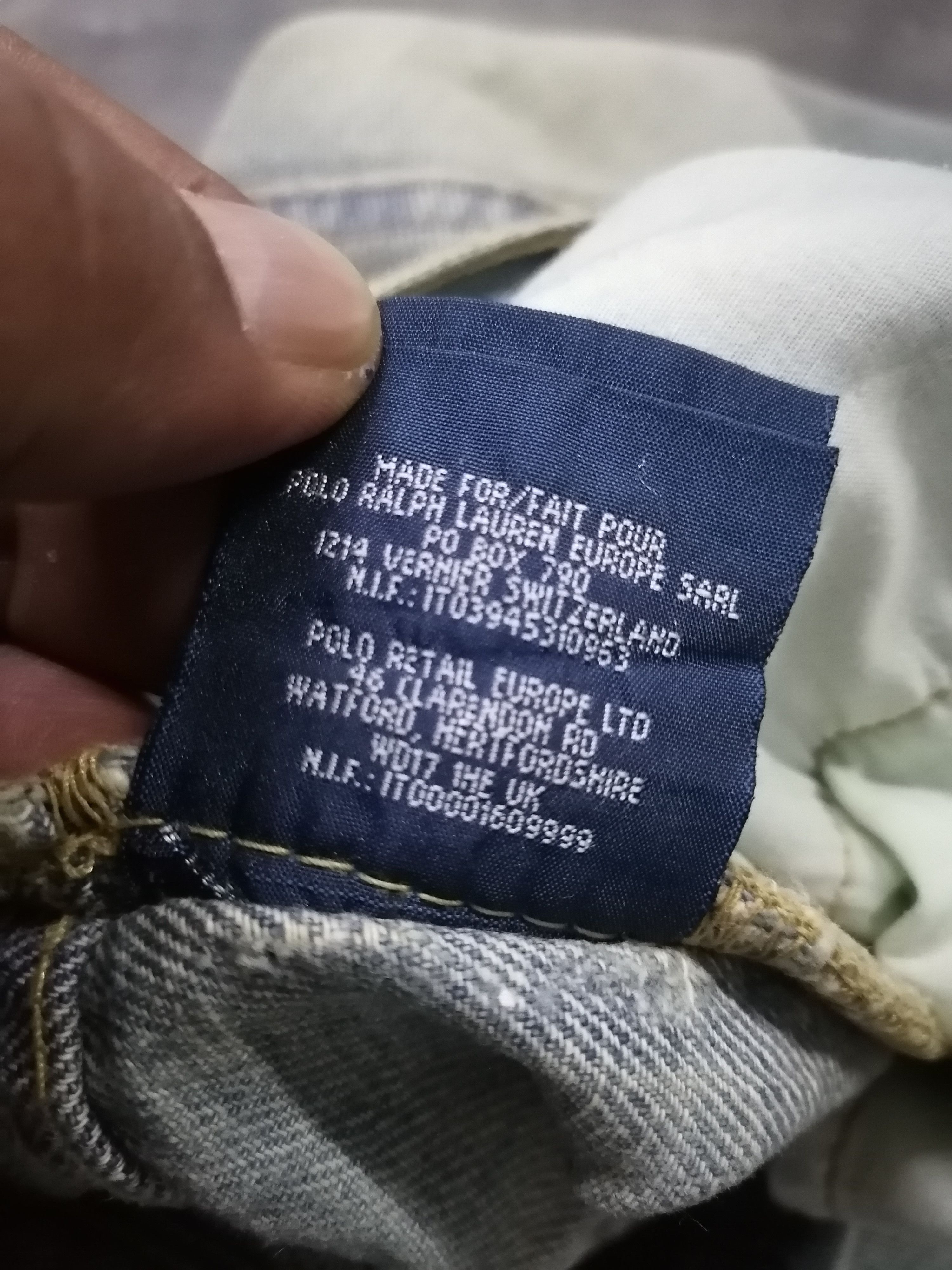 Polo Ralph Lauren × Vintage Vintage Polo Ralph Lauren PRL Distressed Denim Pants Size US 30 / EU 46 - 14 Thumbnail
