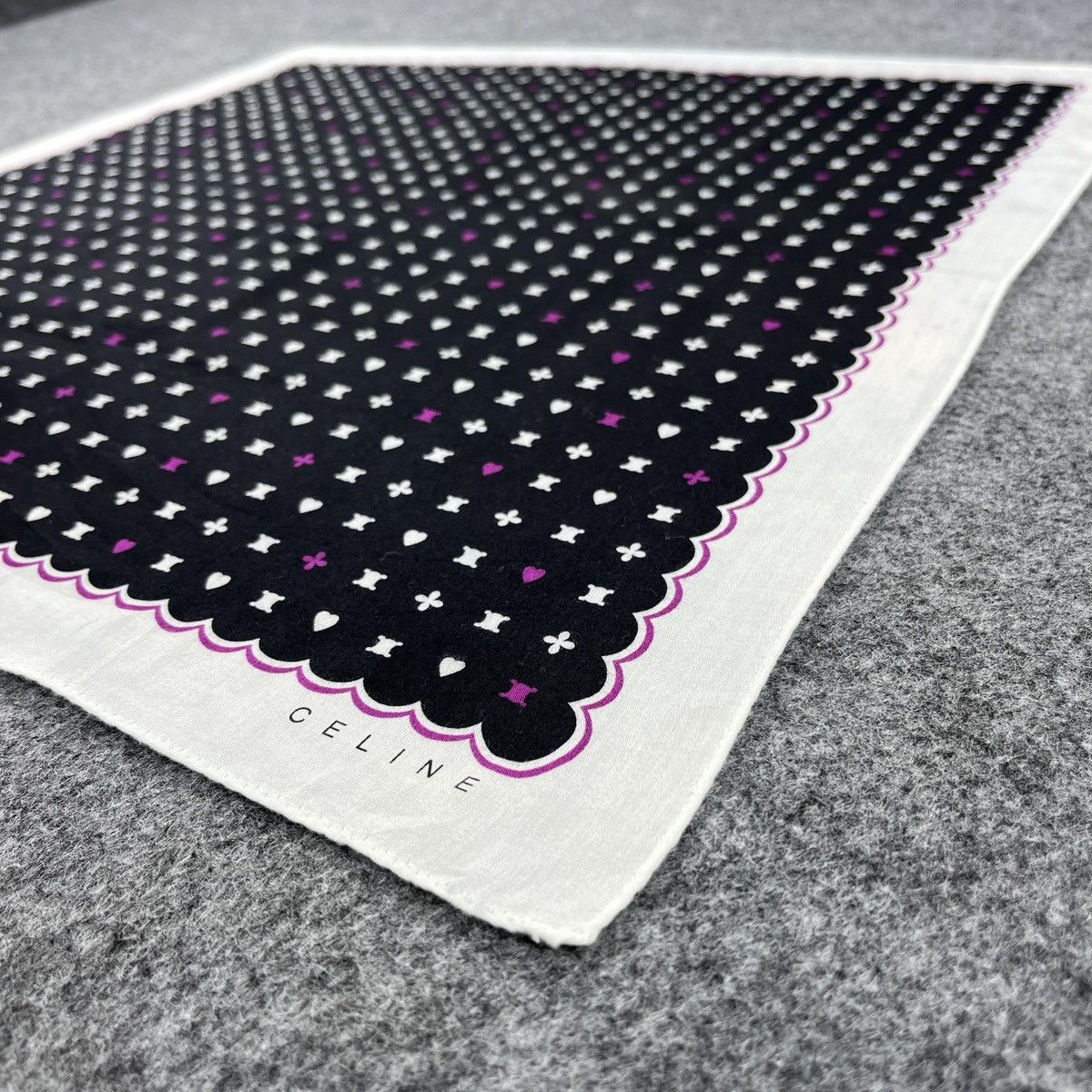 Celine Celine Luxury Handkerchief / Bandana / Neckerchief B817 Size ONE SIZE - 5 Thumbnail