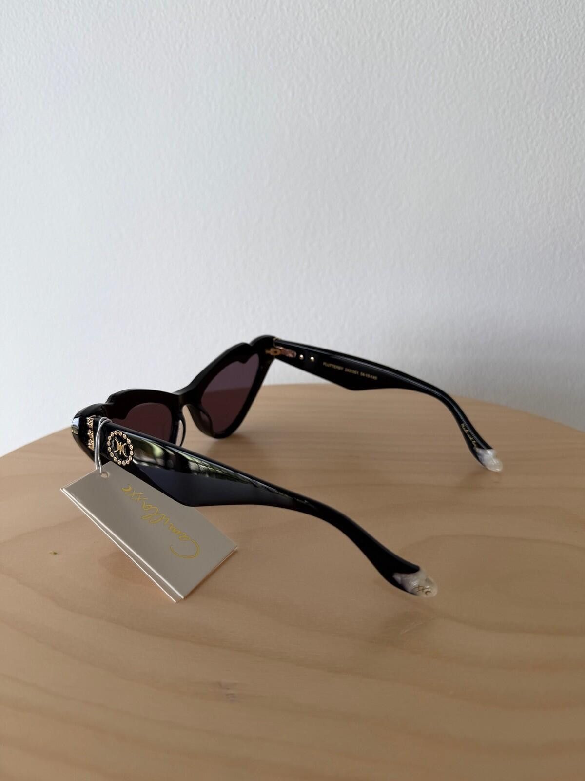 Cadillac New Camilla womens sunglasses flutterby cat eye black Size ONE SIZE - 5 Thumbnail