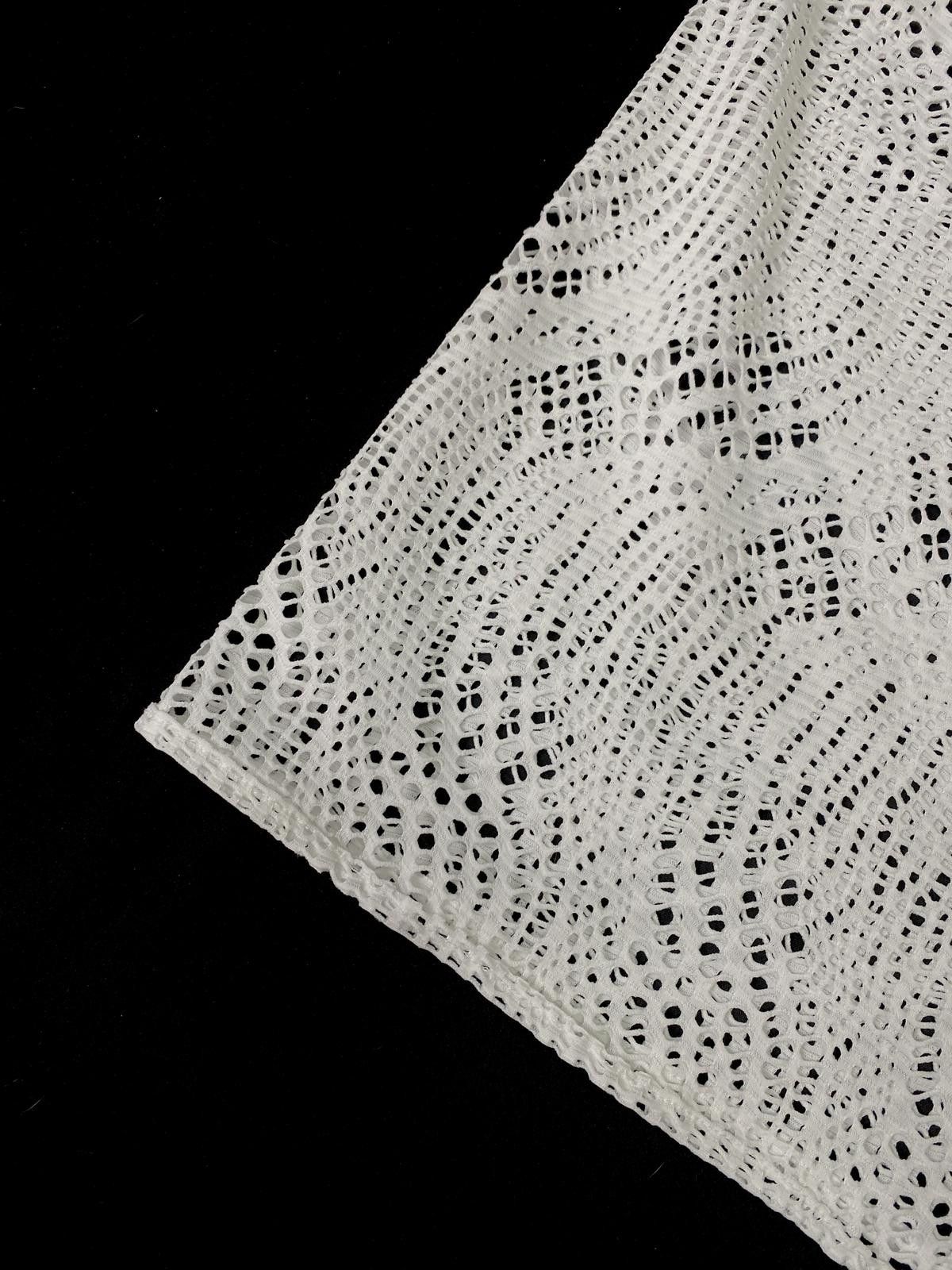 Japanese Brand Y2K White Lace Wrap Up Skirt Size ONE SIZE - 4 Thumbnail
