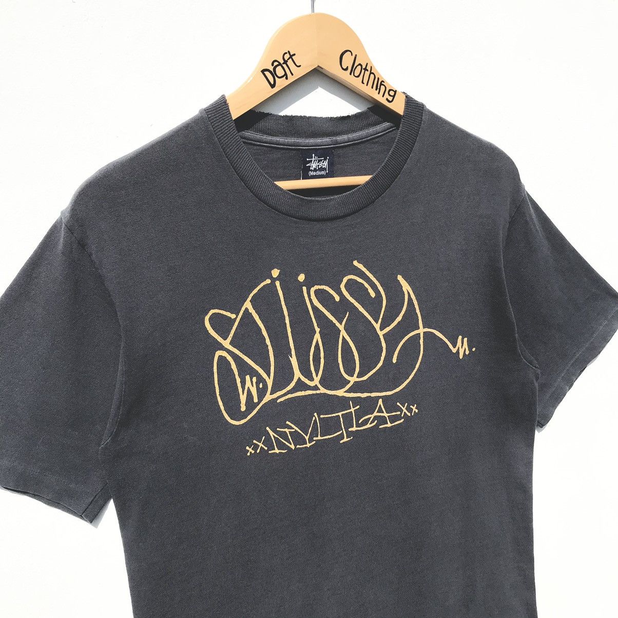 Stussy × Vintage 💥Distressed💥Vintage Stussy NYLTLA Shirt Stussy Skateboard Size US M / EU 48-50 / 2 - 5 Thumbnail