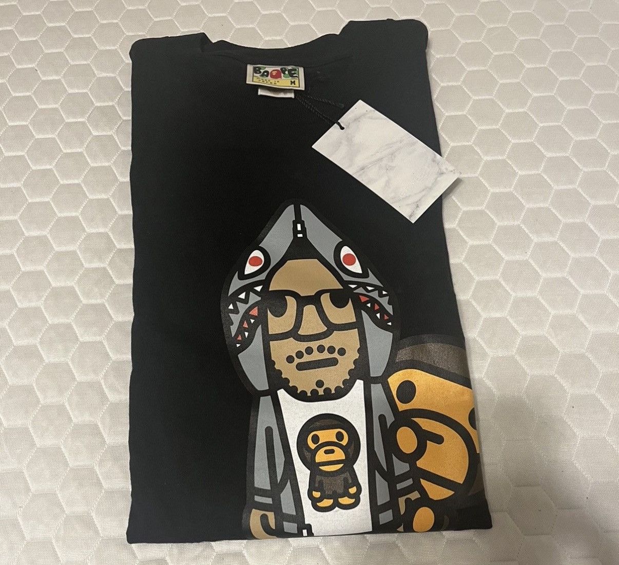 Bape × Kid Cudi Rare Brand New 2009 Kid Cudi X Bape Baby Milo LA Tee Size US M / EU 48-50 / 2 - 4 Thumbnail
