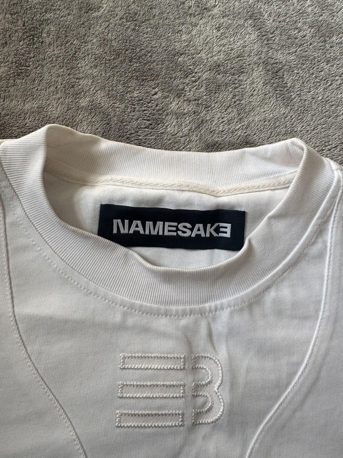 NAMESAKE NAMESAKE White Sava T-Shirt Size US M / EU 48-50 / 2 - 4 Thumbnail