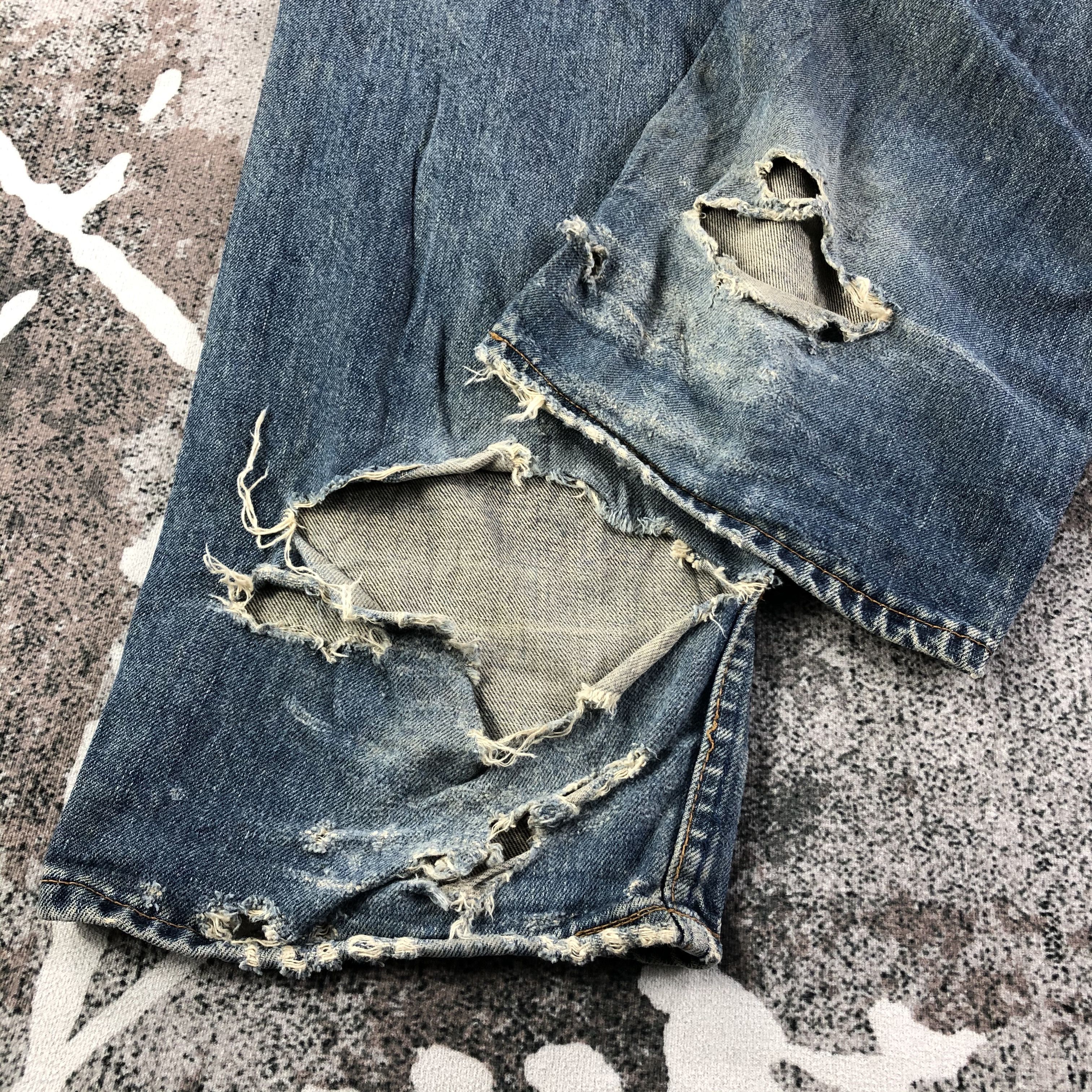 Levi's Vintage Levis 504 Jeans Rusty Distress Denim KJ1474 Size US 32 / EU 48 - 6 Thumbnail