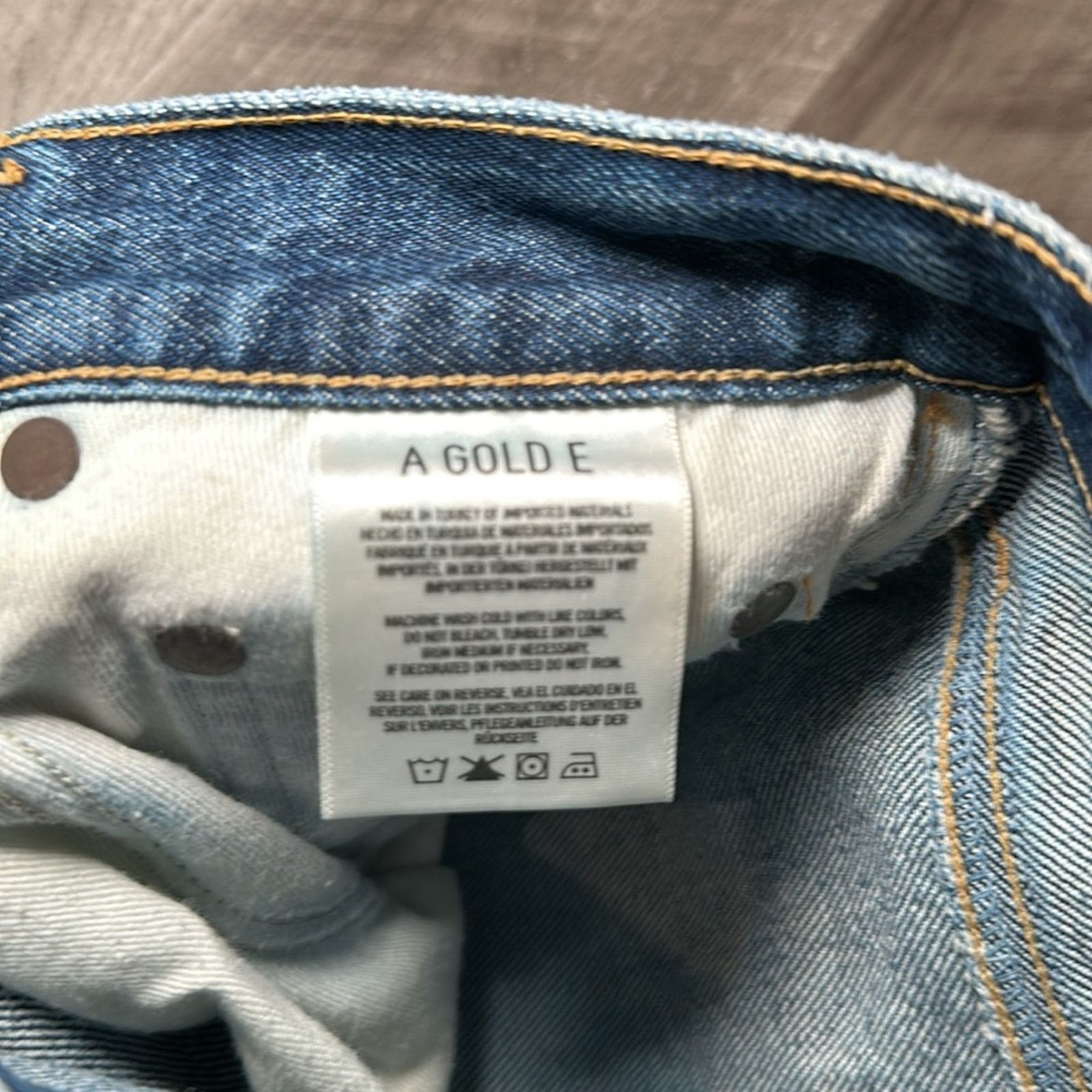 Agolde Agolde Quinn High Rise Denim Skirt - 25 Size 25" / US 0 / IT 36 - 6 Thumbnail