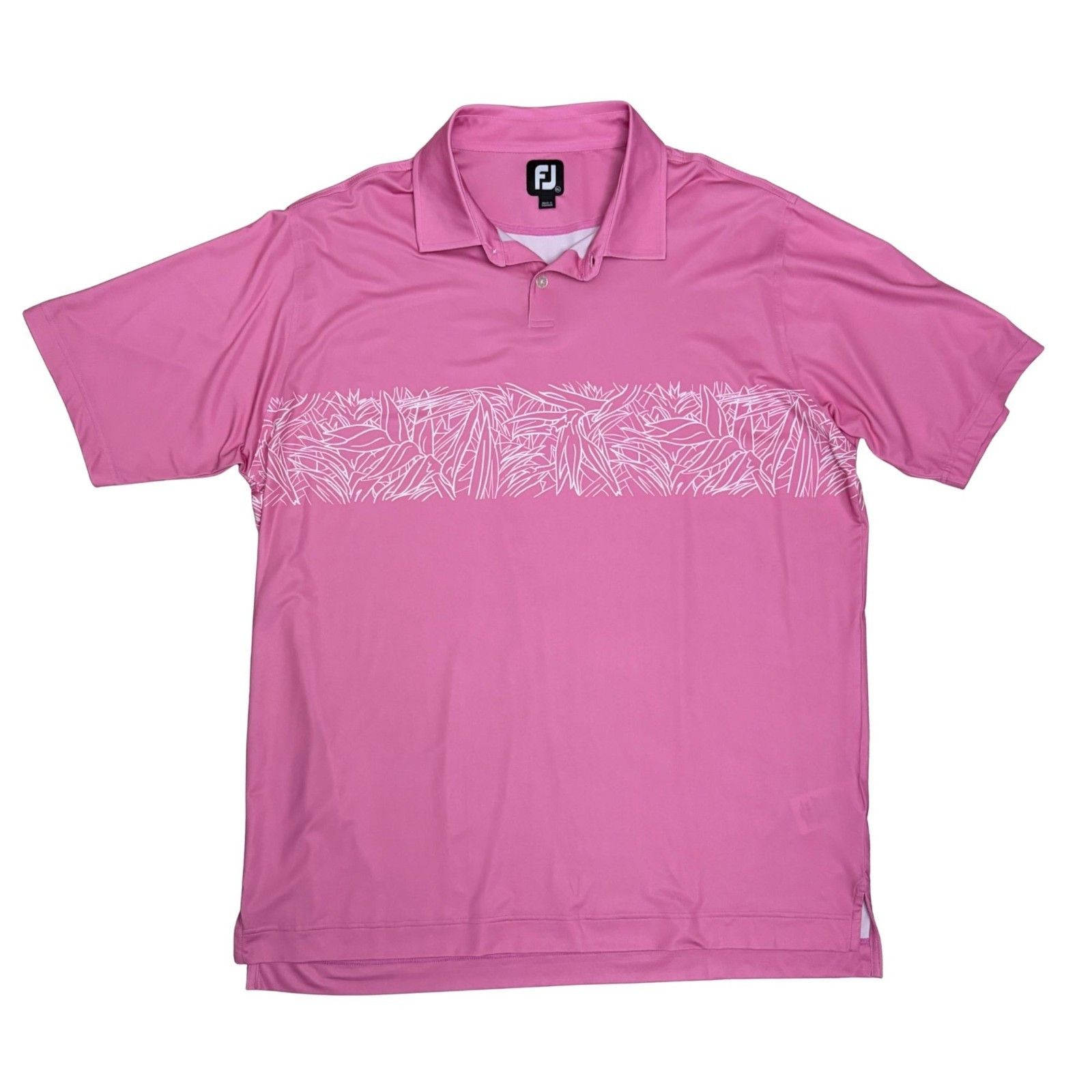 Footjoy FOOTJOY GOLF Polo Tee Shirt Pink Summer Lightweight Shirt XL Size US XL / EU 56 / 4 - 2 Thumbnail