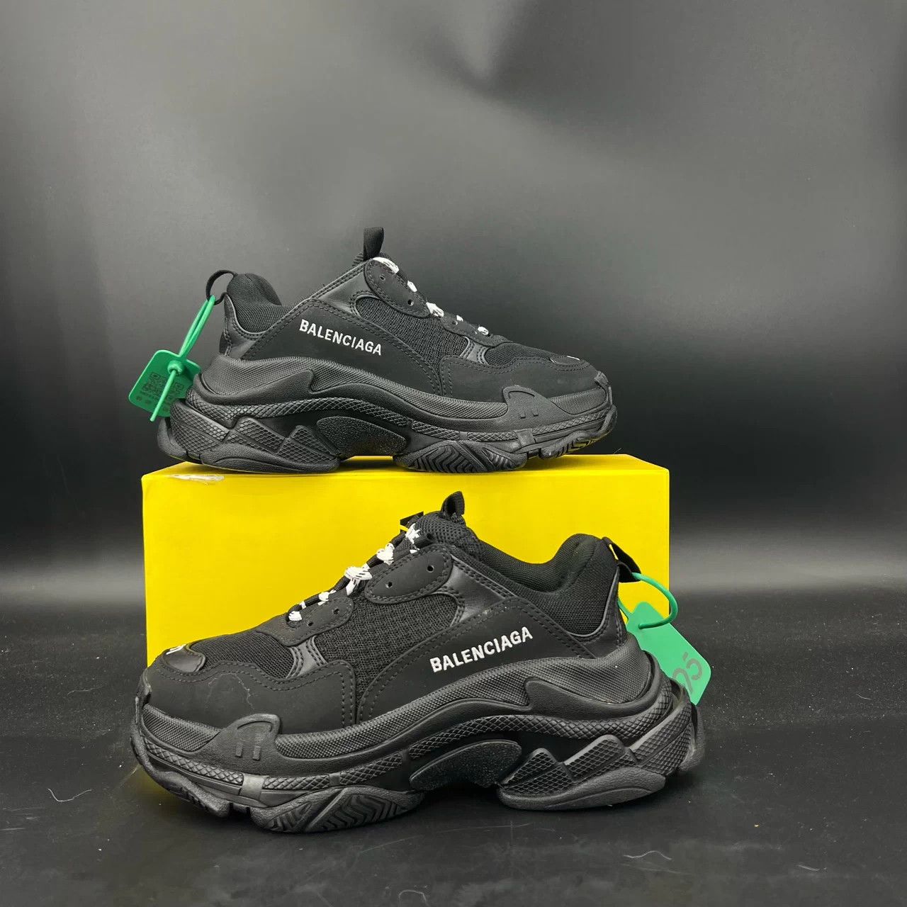 Balenciaga Balenciaga Triples Black 37 New Size US 6.5 / IT 36.5 - 3 Thumbnail