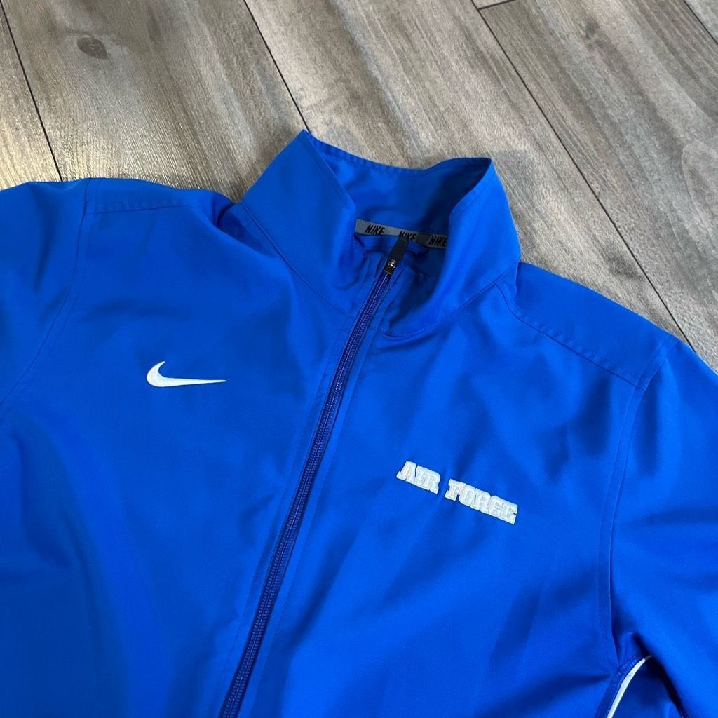 Nike Nike Air Force Blue Athletic Casual Jacket Men Small Size US M / EU 48-50 / 2 - 2 Thumbnail