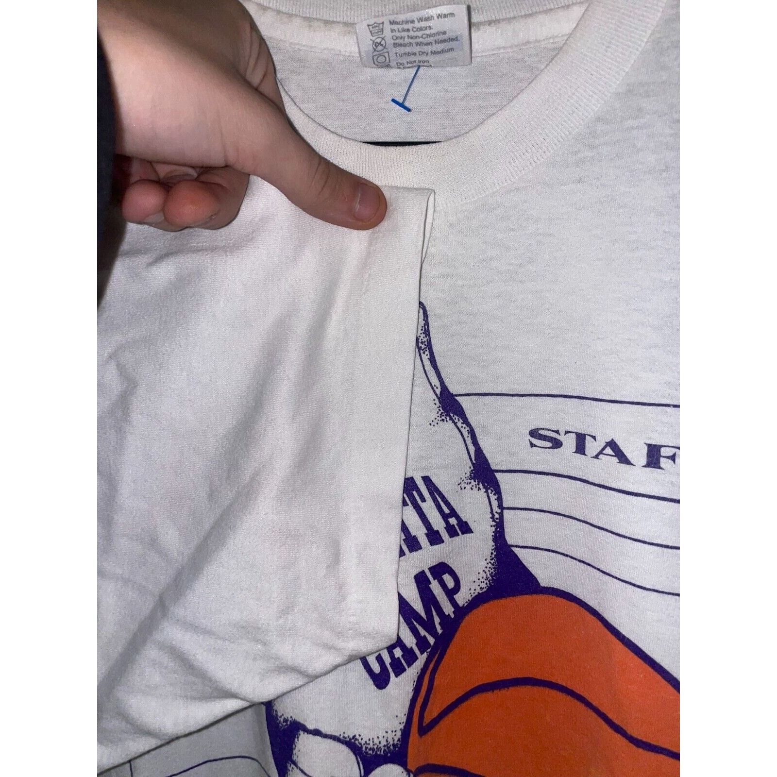 Hanes Vintage Basketball Shirt Ouachita Camp Graphic Tee 80s XL Size US XL / EU 56 / 4 - 8 Thumbnail