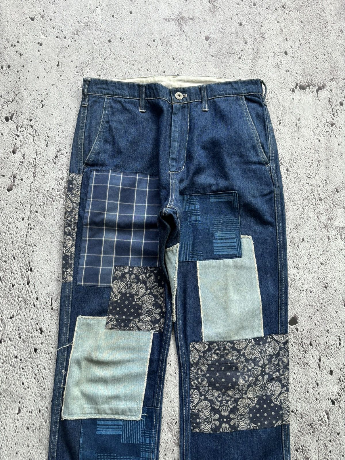 Hysteric Glamour 2000's Denim Patchwork Kapital style Size US 31 - 5 Thumbnail