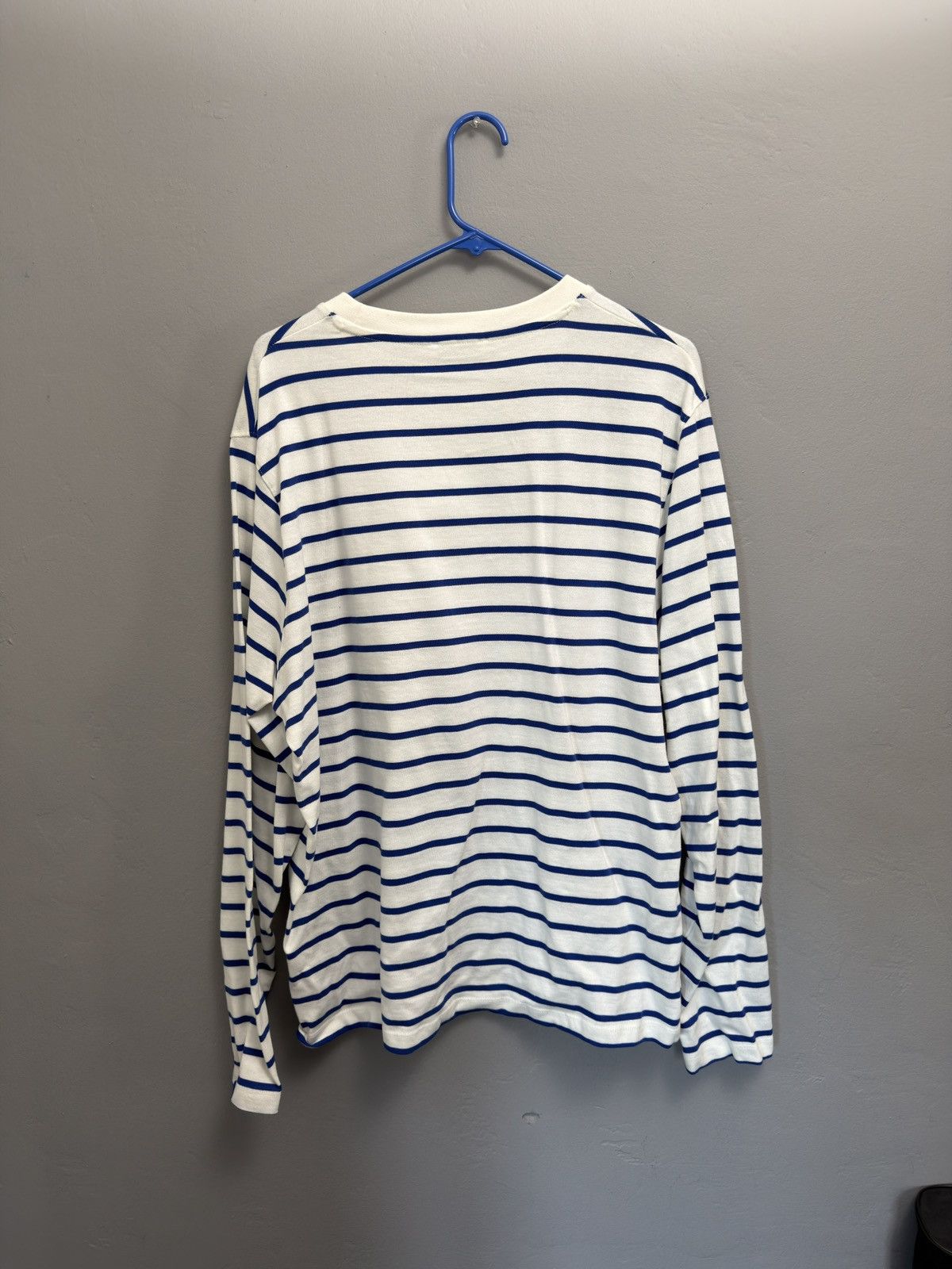 Zara Zara Striped Long Sleeve Tee (Blue Striped) Size US L / EU 52-54 / 3 - 2 Thumbnail