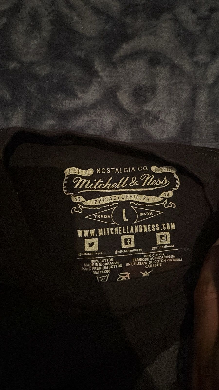 Mitchell & Ness Dennis Rodman mitchell and ness hardwood classics black tee Size US L / EU 52-54 / 3 - 2 Thumbnail