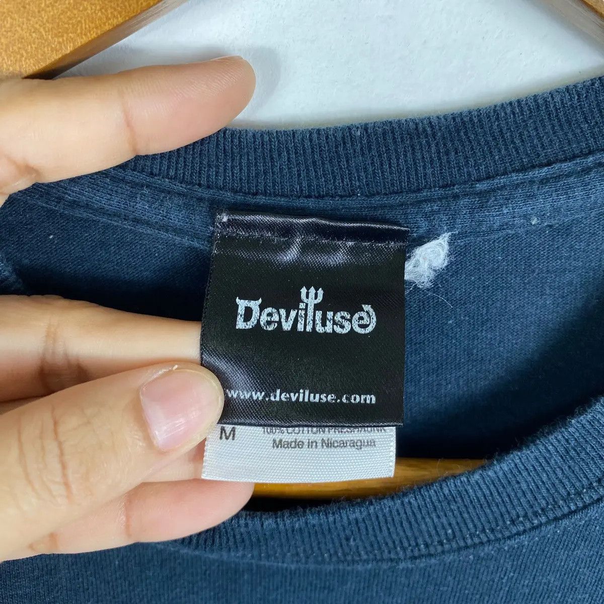 Japanese Brand Vintage 00's DEVILUSE No Money No Honey Japanese Streetwear Size US M / EU 48-50 / 2 - 4 Thumbnail