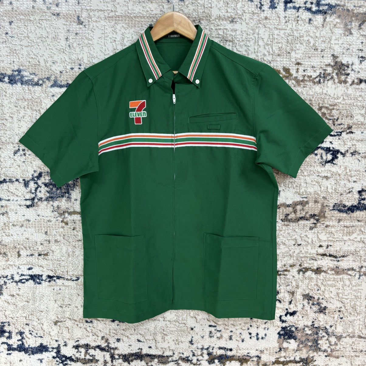 Japanese Brand × Vintage Vintage Seven Eleven Workers Shirt Size US L / EU 52-54 / 3 - 11 Thumbnail