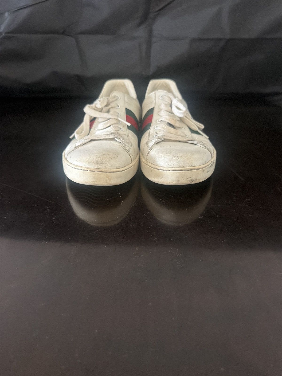 Gucci Gucci Ace White Size US 11 / EU 44 - 5 Thumbnail