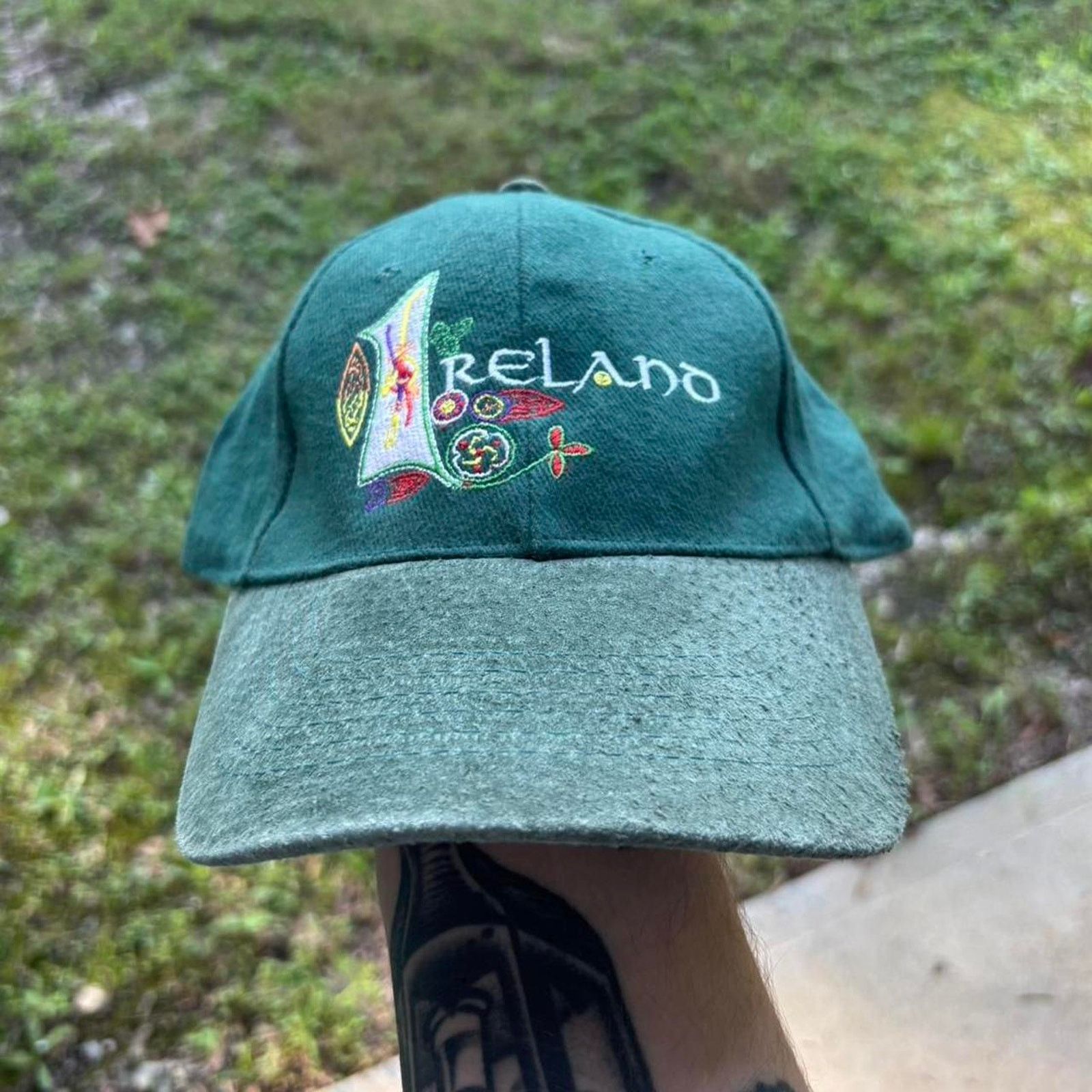 American Retro × Vintage Vintage 90s Ireland Embroidered Hat Size ONE SIZE - 1 Thumbnail