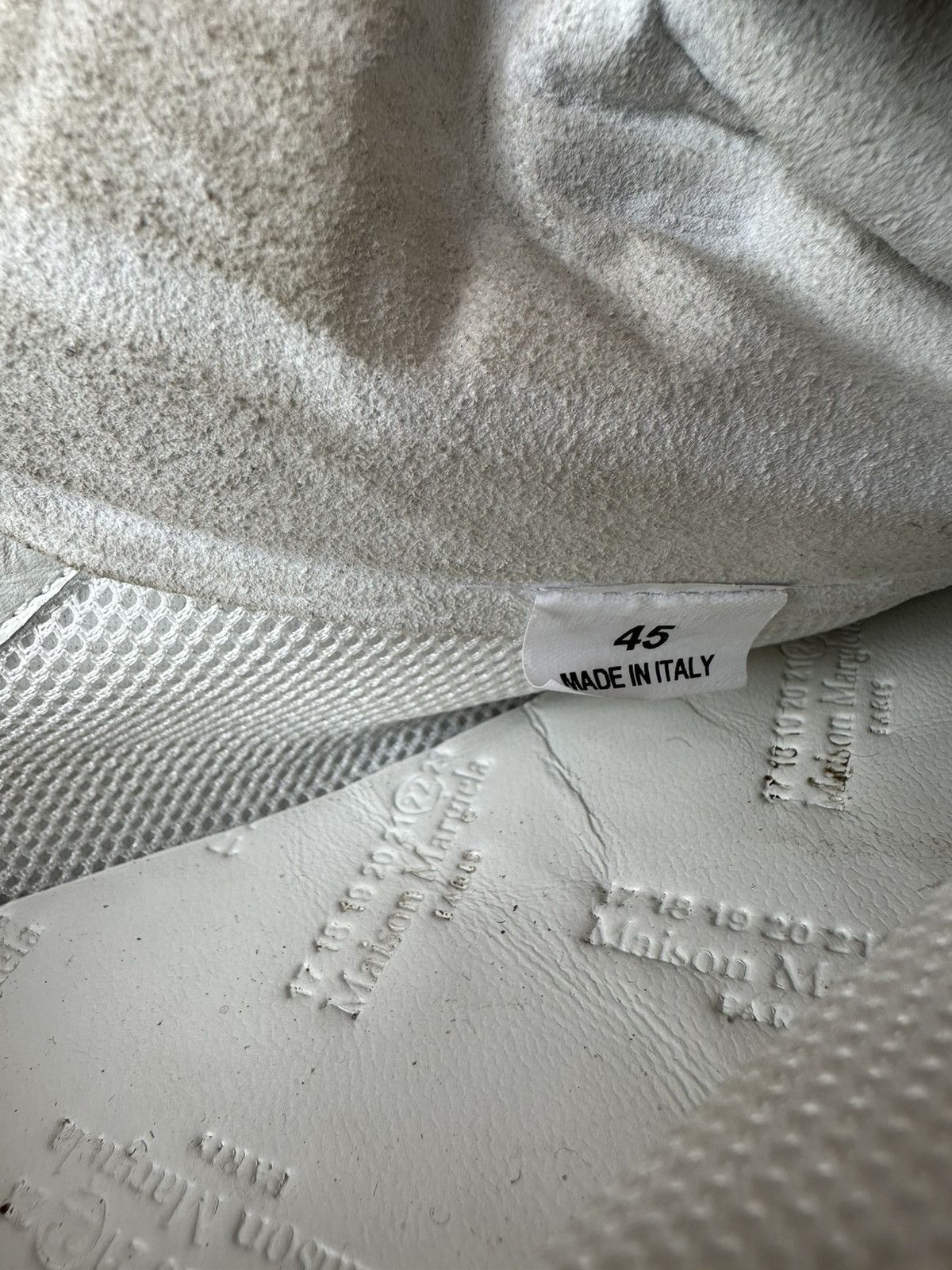 Maison Margiela Maison Margiela Feather Light Leather Lowtop Sneaker Size US 12 / EU 45 - 13 Thumbnail