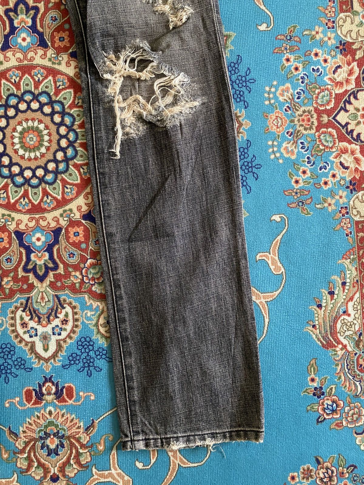 Japanese Brand Japanese Brand Rico Distressed Denim Size US 32 / EU 48 - 6 Thumbnail