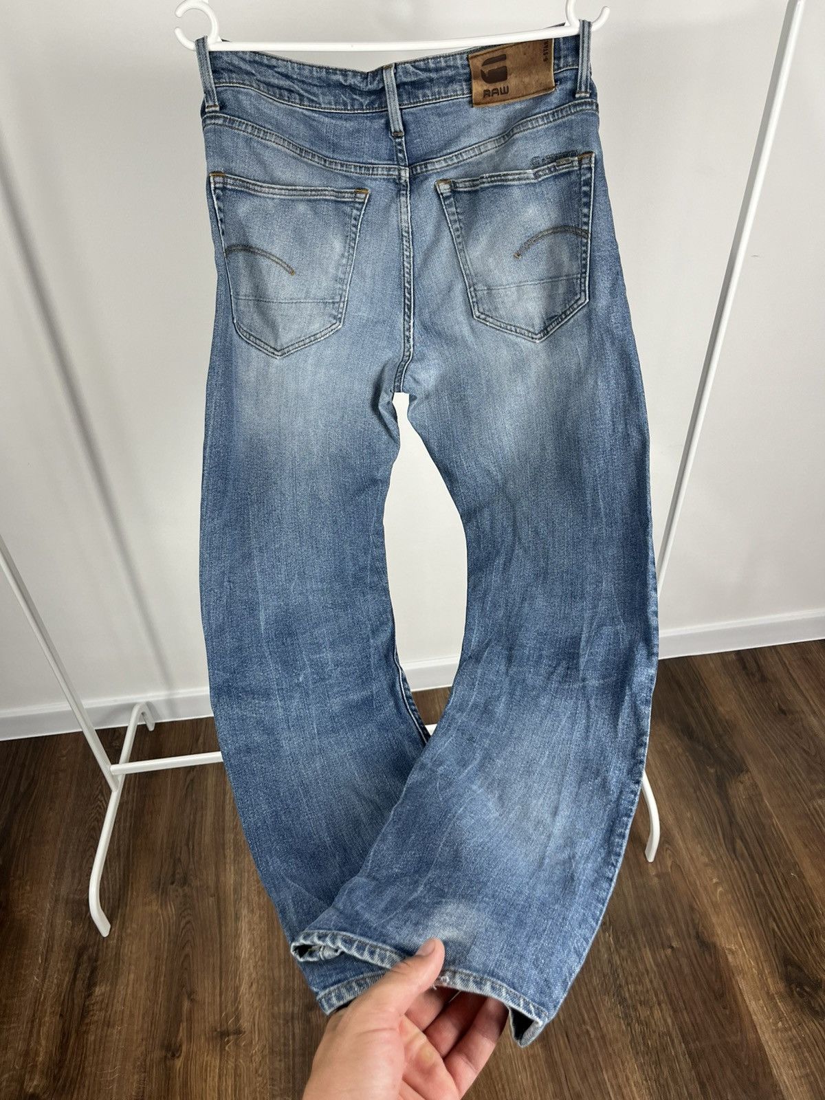 G-Star G-Star RAW 3301 Straight Fit Jeans W31 L32 Light Wash Size US 31 - 5 Thumbnail