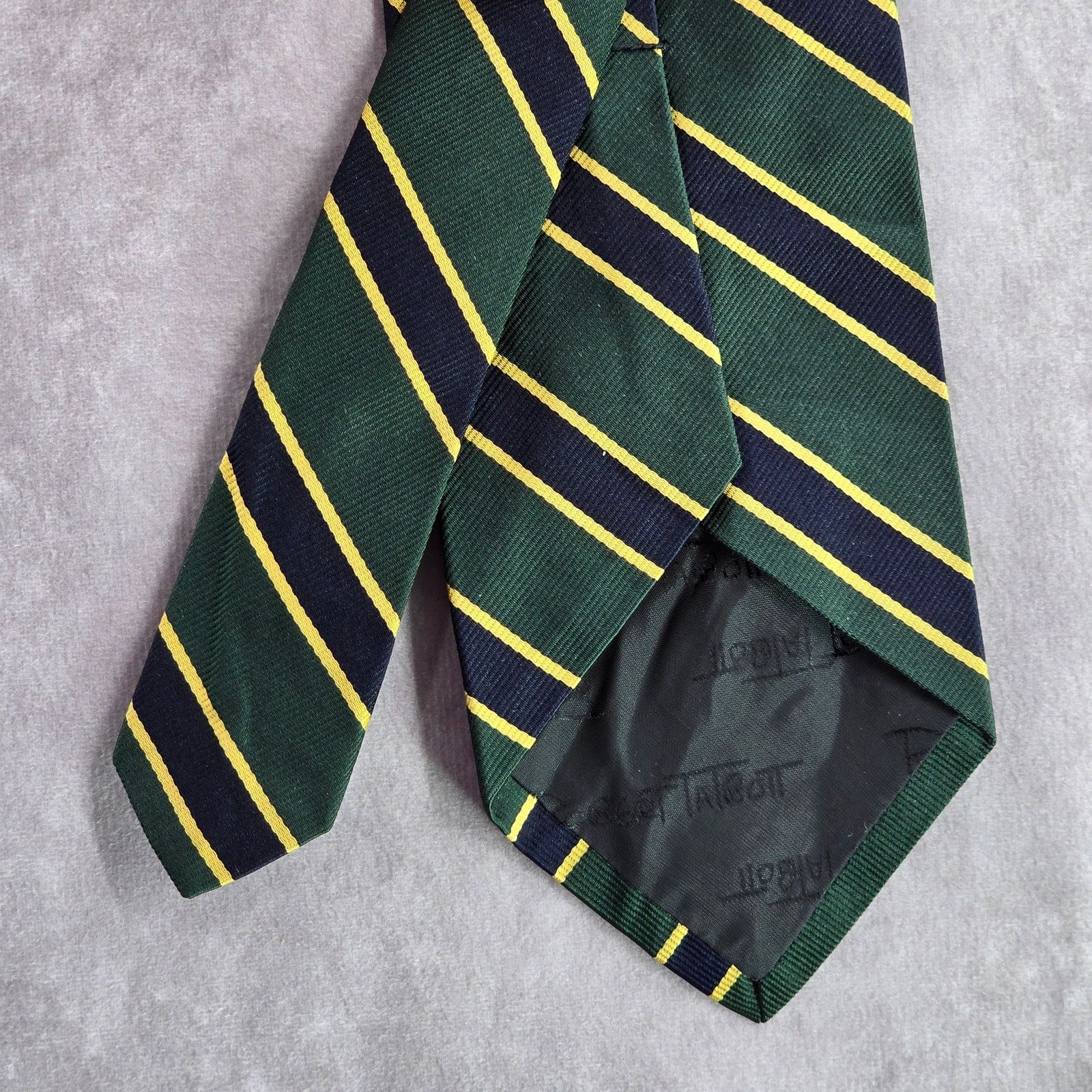 Robert Talbott Robert Talbott for Bunce Brothers Black Stripe Silk Neck Tie Size 28 - 7 Thumbnail