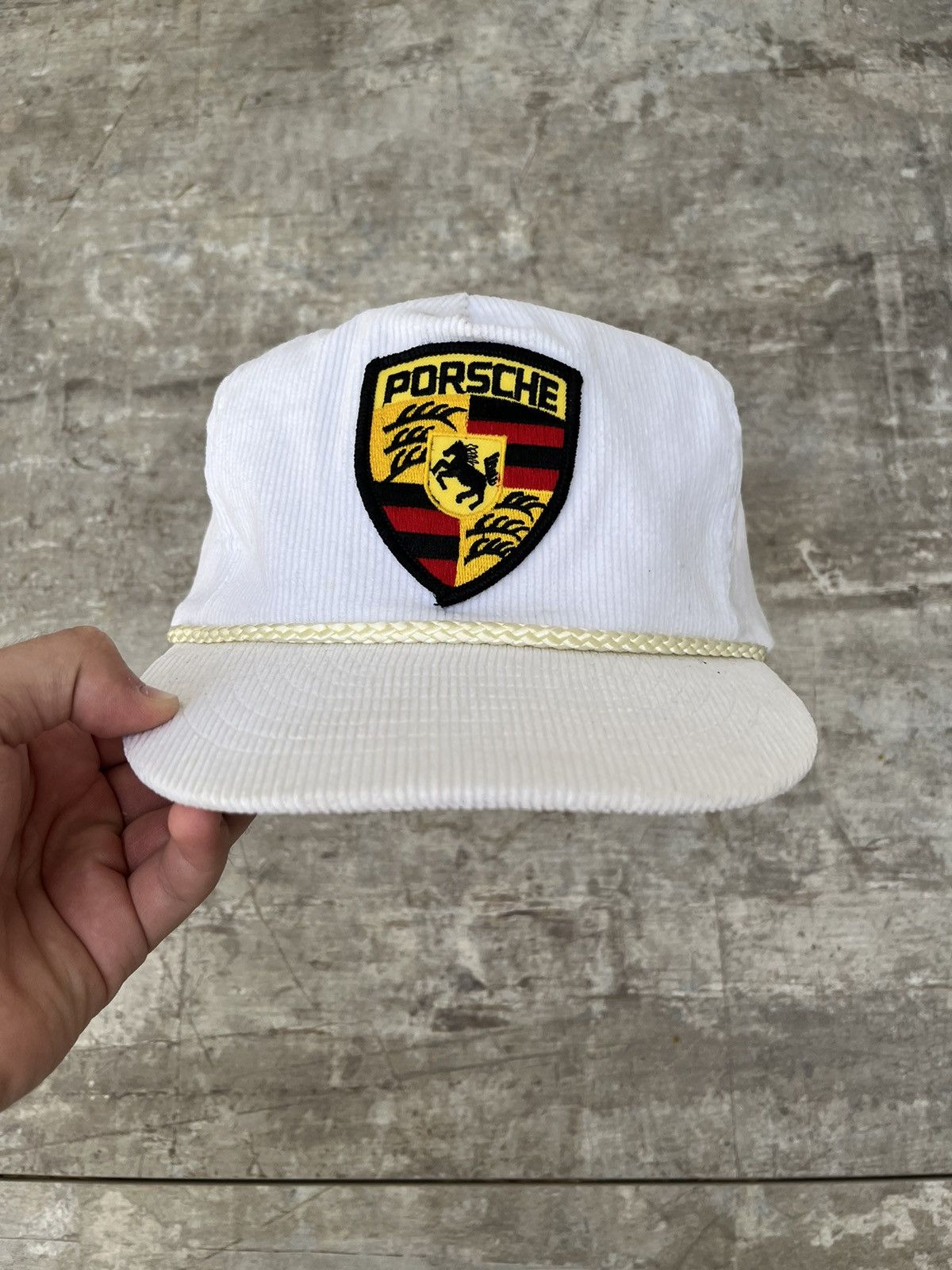Porsche Design × Vintage Vintage 90s Porsche Corduroy Hat | Grailed
