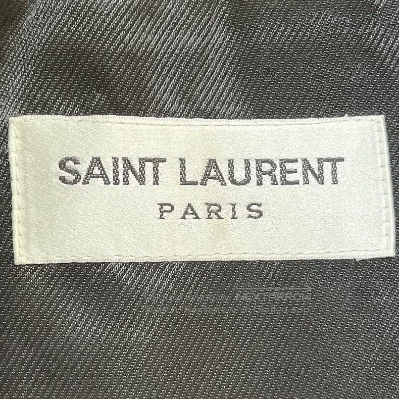 Saint Laurent Paris Saint Laurent Paris Double-breasted Black Wool Coat Size XS / US 0-2 / IT 36-38 - 3 Thumbnail