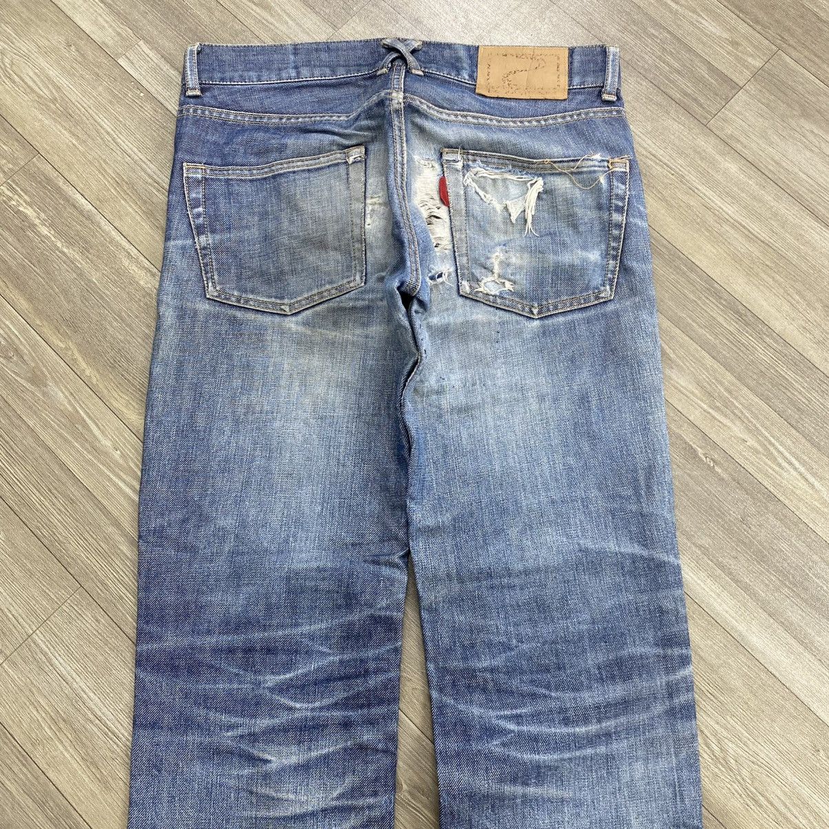 Beauty Beast 90s Beauty Beast Distressed Punk Lgb Goa Grunge Denim Pants Size US 32 / EU 48 - 21 Thumbnail
