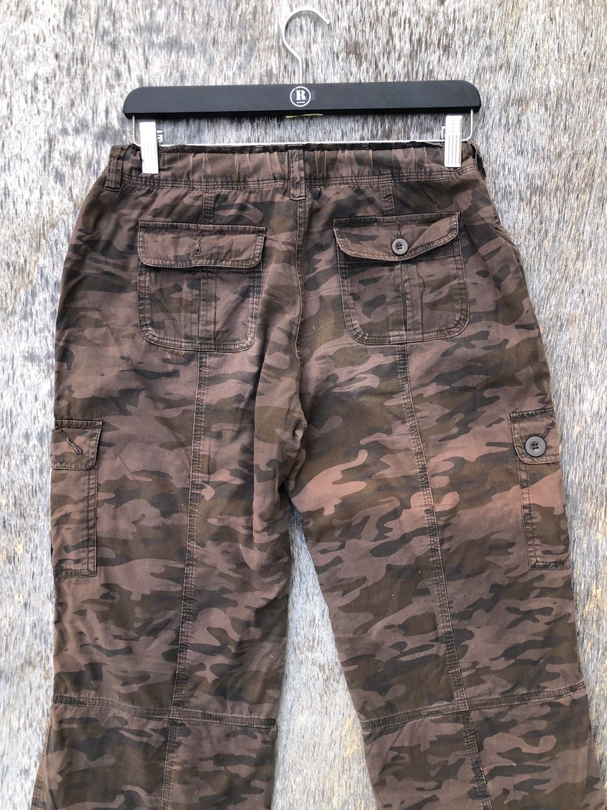 Japanese Brand Vintage Camo Cargo Pants Stretchable Waist W28xL38 Size US 28 / EU 44 - 11 Thumbnail
