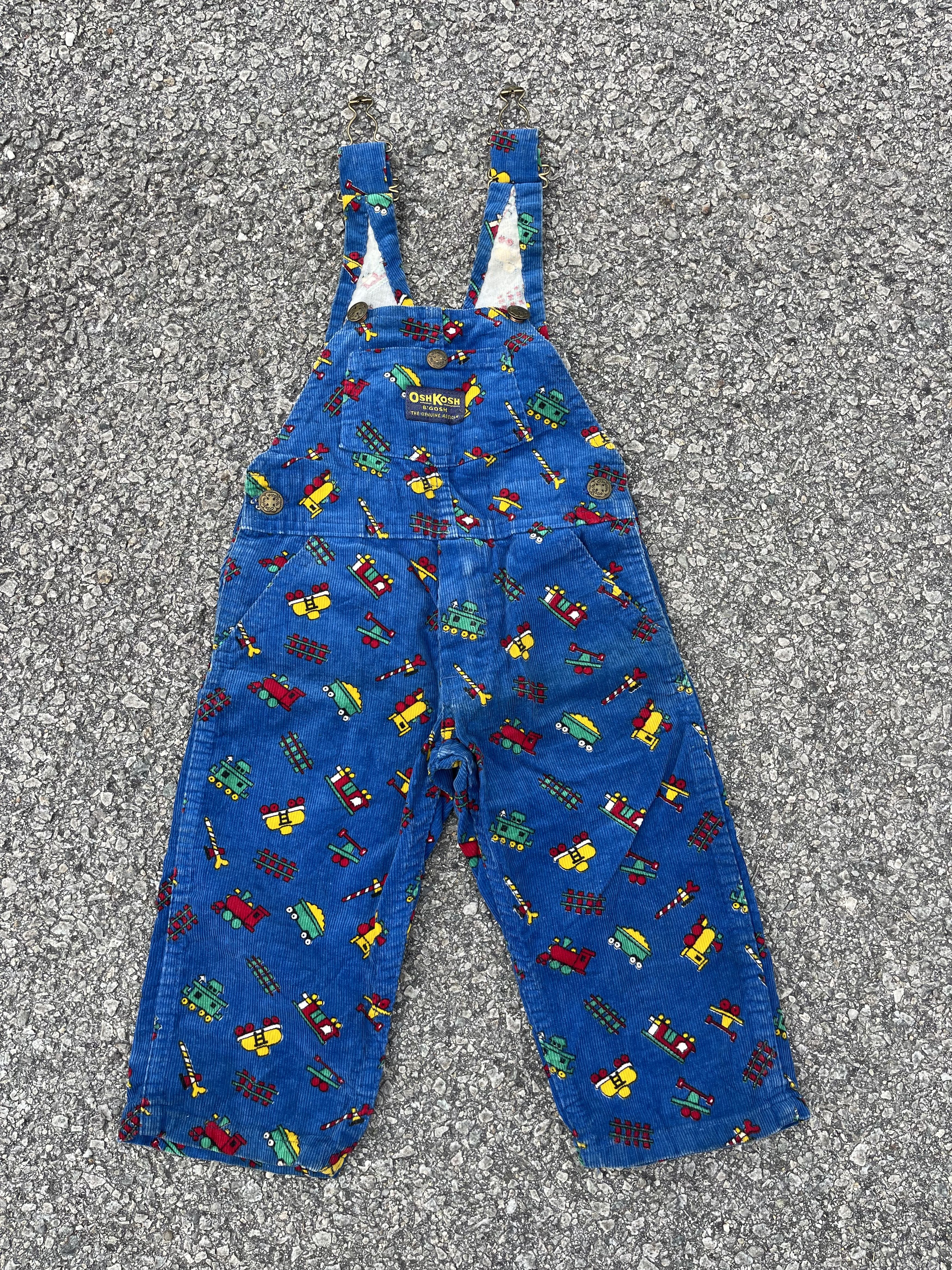Oshkosh Vintage 70s Toddler OSHKOSH Corduroy Mini Train Size US 26 / EU 42 - 5 Thumbnail