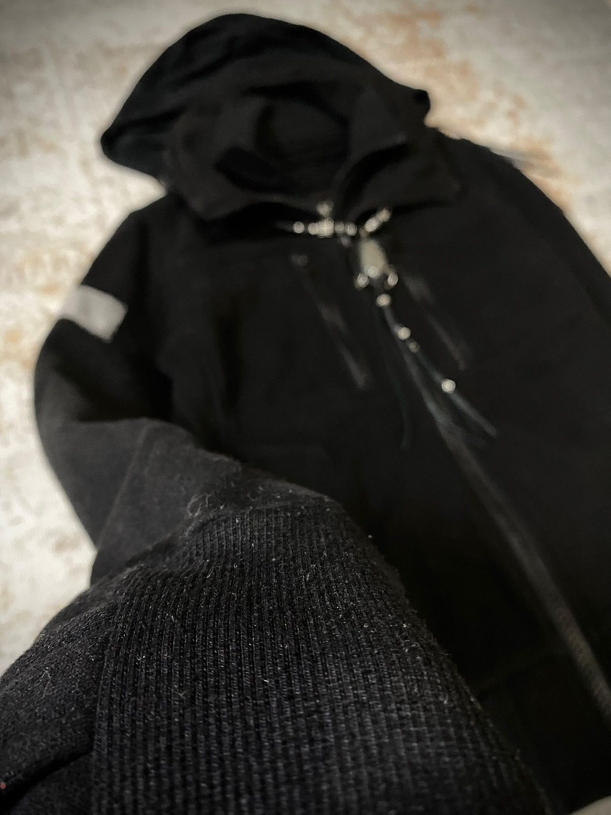 BUCKAROO 2000s BUCKAROO GOTHIC BONO ZIP HOOD JACKET Size US M / EU 48-50 / 2 - 3 Thumbnail