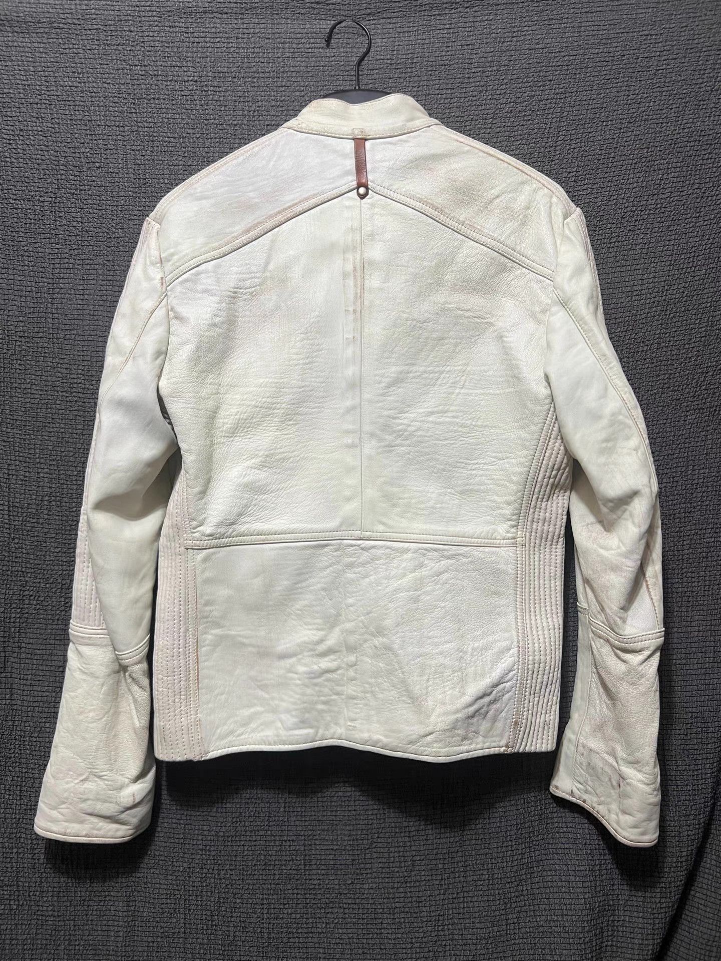 Isaac Sellam Experience white leather jacket