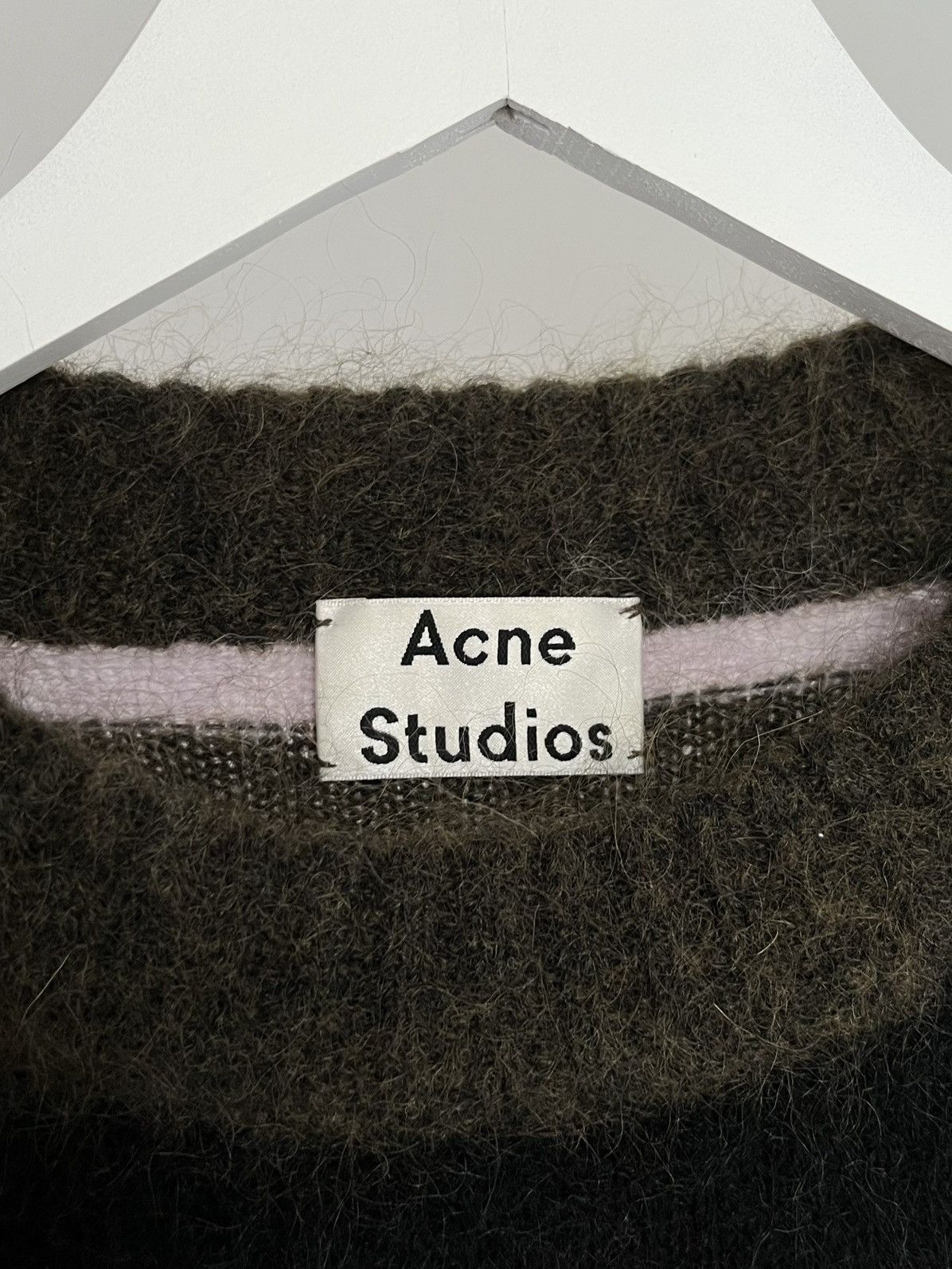 Acne Studios Acne Studios Striped Wool Mohair Multicolor Knit Sweater Size XS / US 0-2 / IT 36-38 - 10 Thumbnail