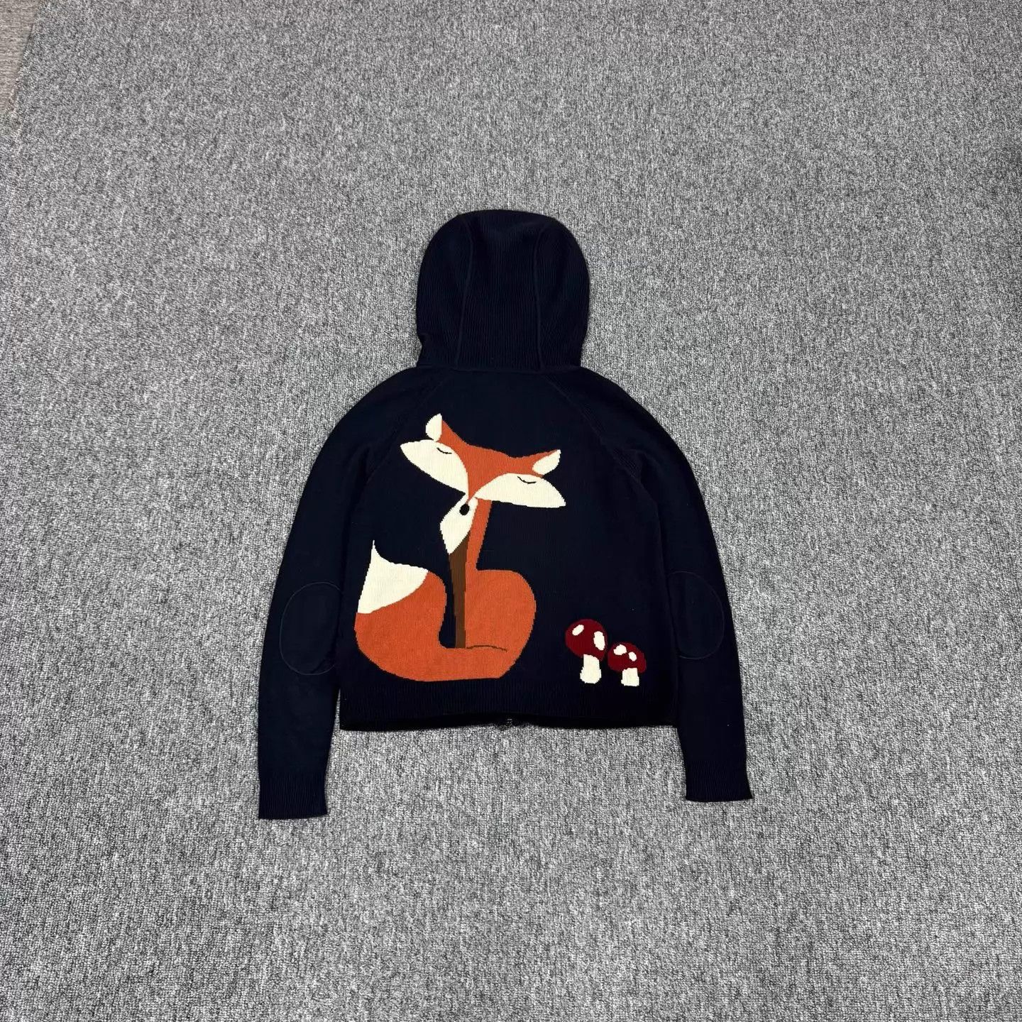 Loro Piana Loro Piana Cashmere Fox & Mushroom Knit Jacket 38 (99 New) Size XS / US 0-2 / IT 36-38 - 1 Thumbnail