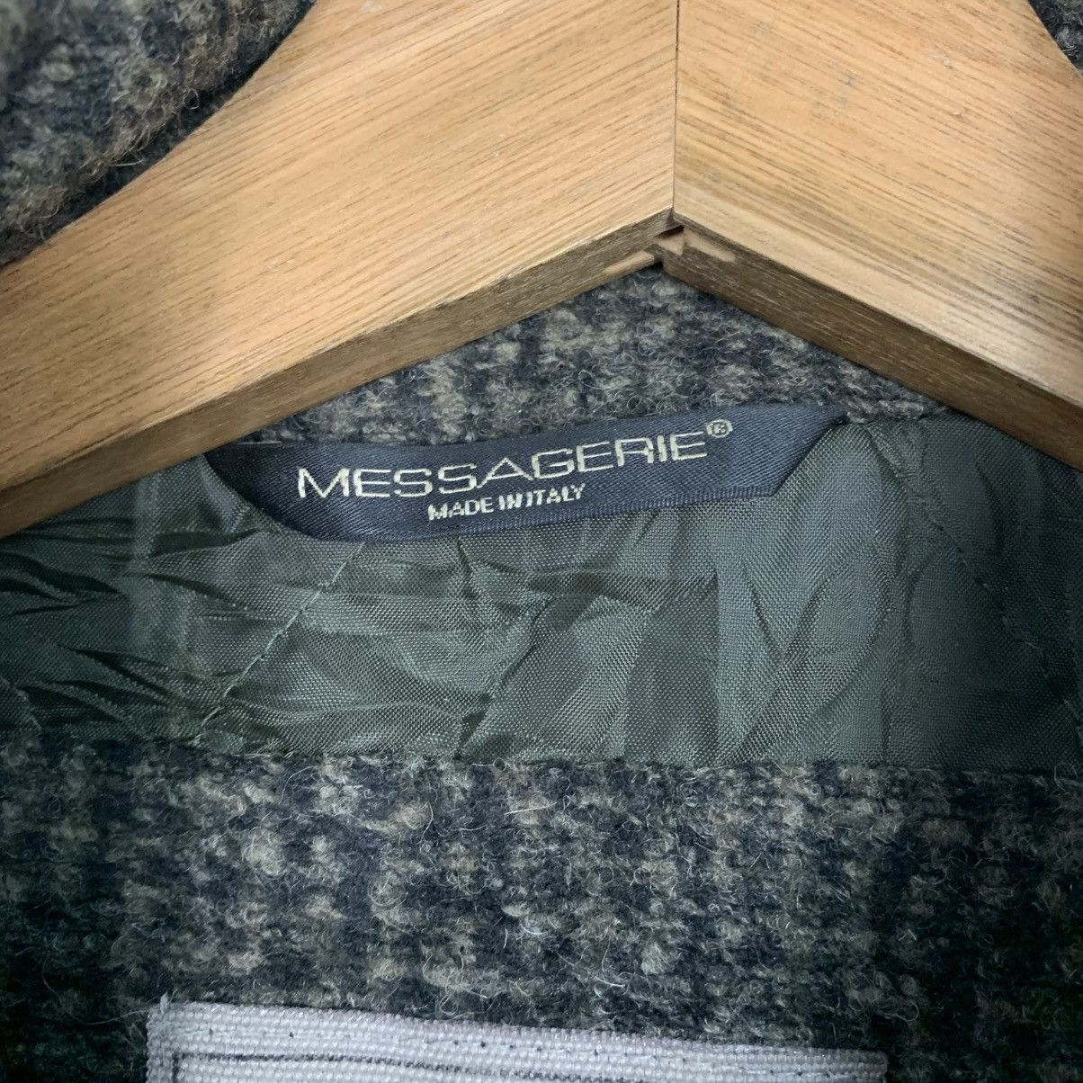 Messagerie Messagarie Herringbone Wool Jacket Size US M / EU 48-50 / 2 - 15 Thumbnail