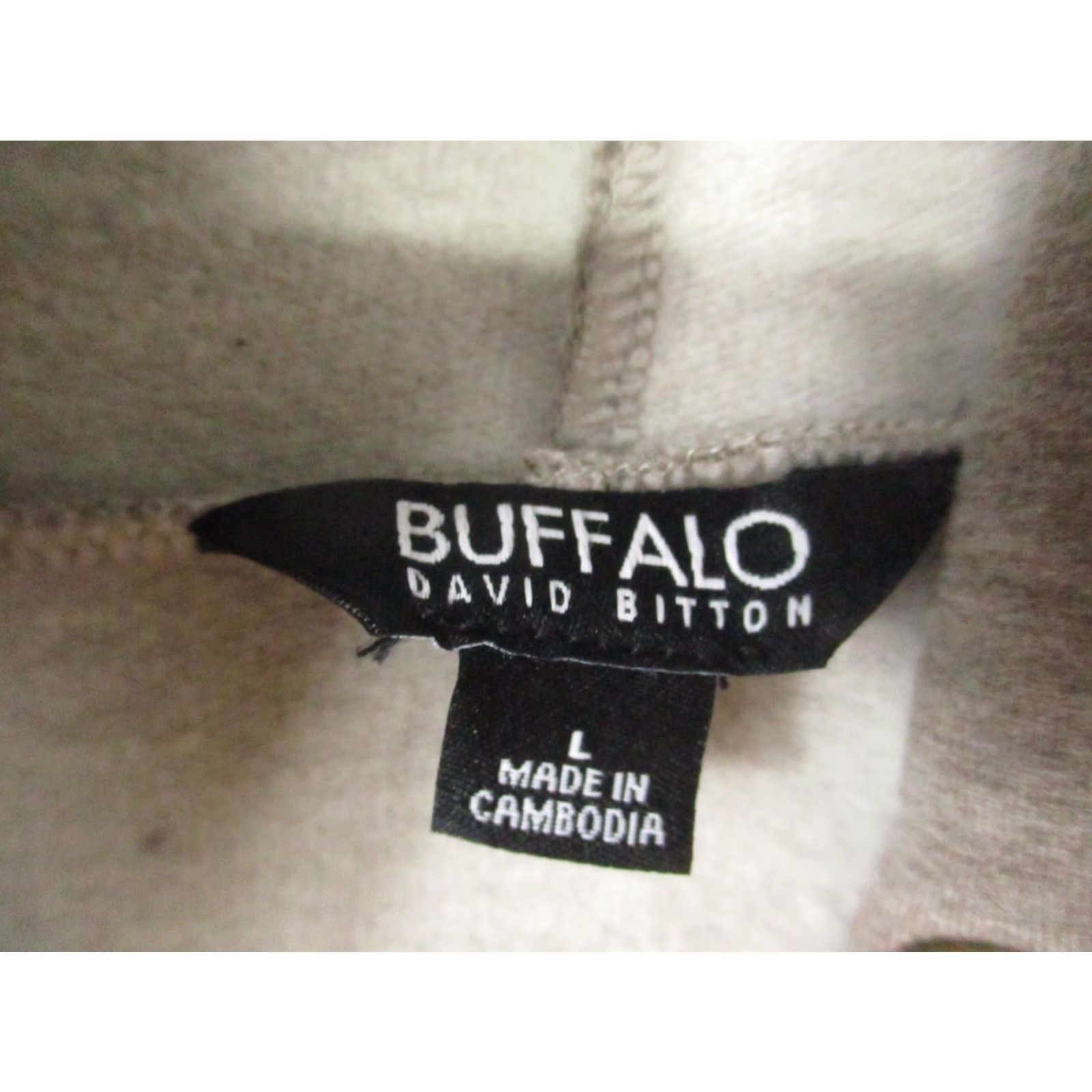 Buffalo David Bitton Buffalo David Bitton Hoodie Mens Large Gray Kangaroo Pocket Pullover Casual Soft Size US L / EU 52-54 / 3 - 3 Thumbnail