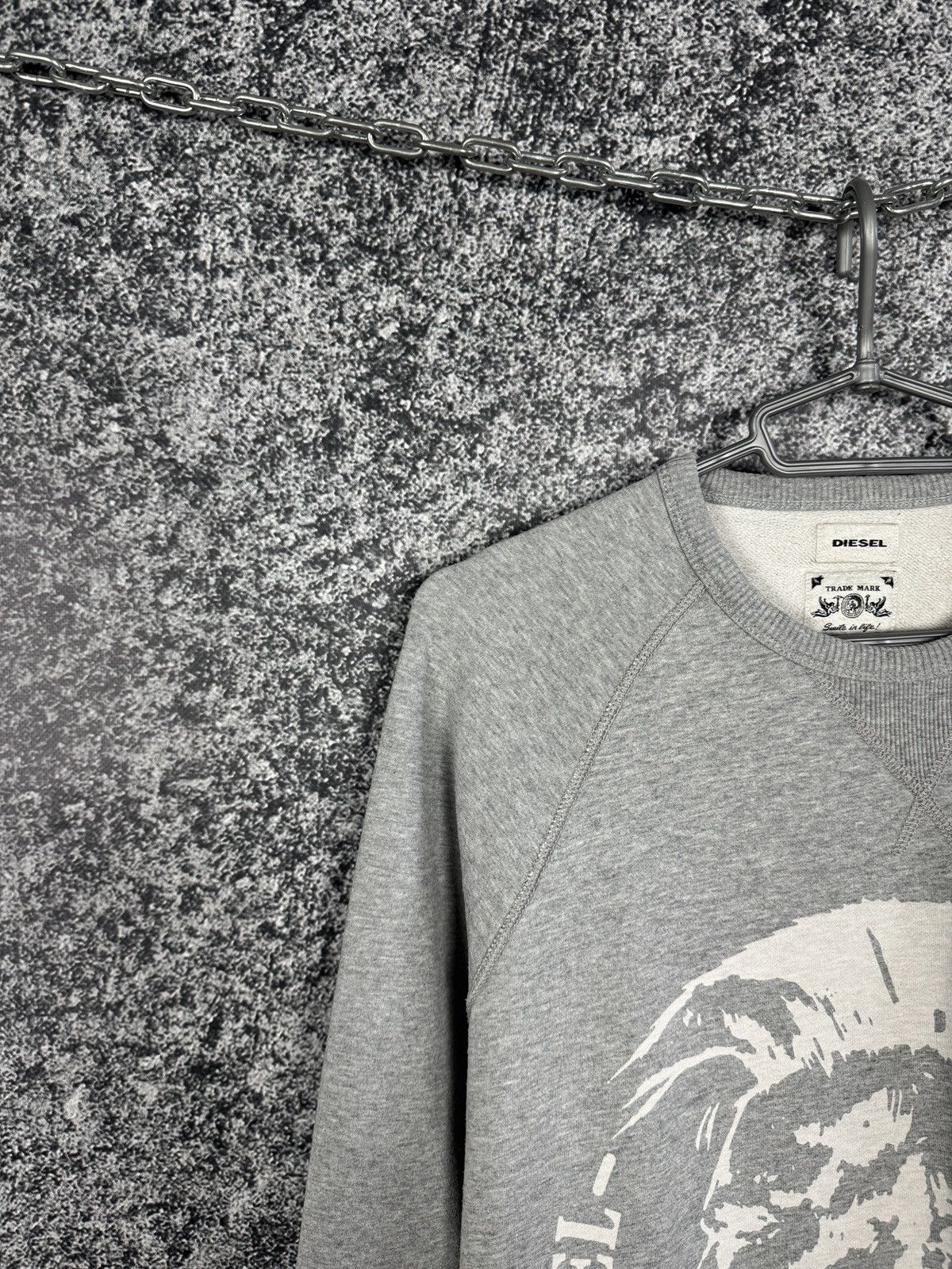 Diesel Diesel Trade Mark Crewneck Sweatshirt Big Logo Pullover XL Size US XL / EU 56 / 4 - 3 Thumbnail