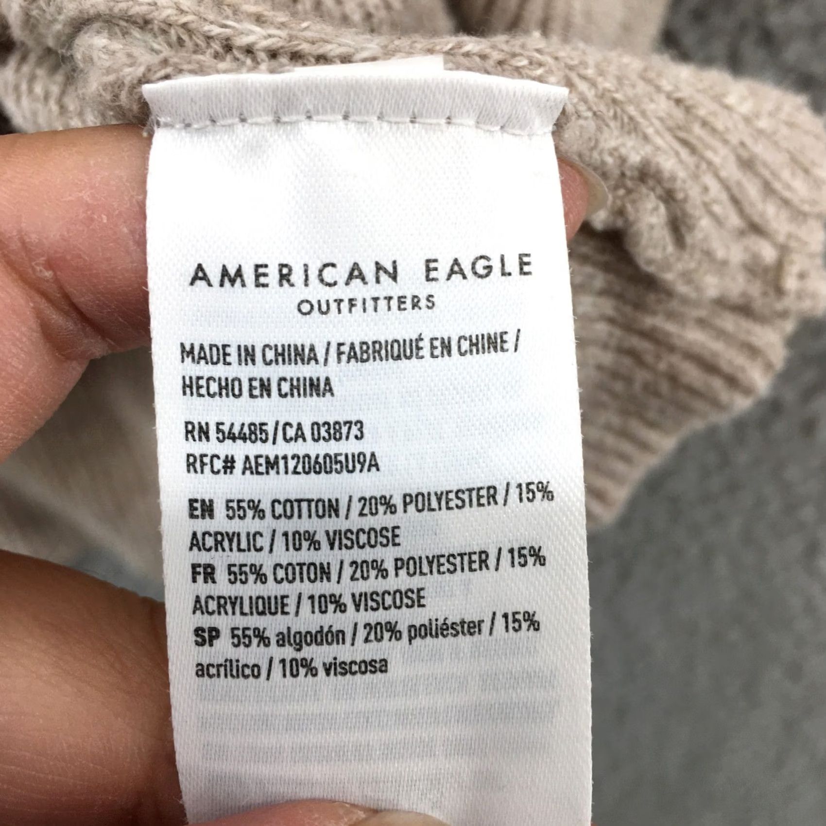 American Eagle Outfitters American Eagle Outfitters Pullover Sweater Women XS Beige Striped Crew Neck Long Sleeve Knit Slouchy Dolman Sleeve Cardigan? Size XS / US 0-2 / IT 36-38 - 7 Thumbnail