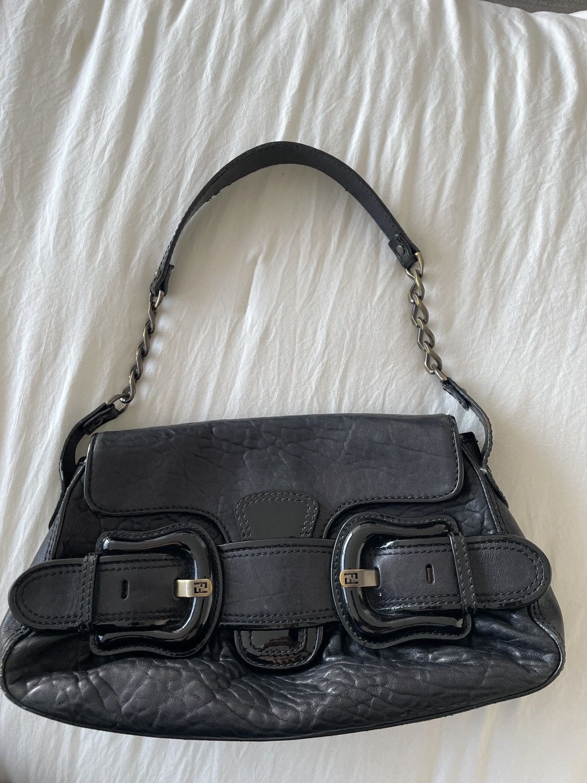 Fendi Leather Shoulder Bag Size ONE SIZE - 8 Thumbnail