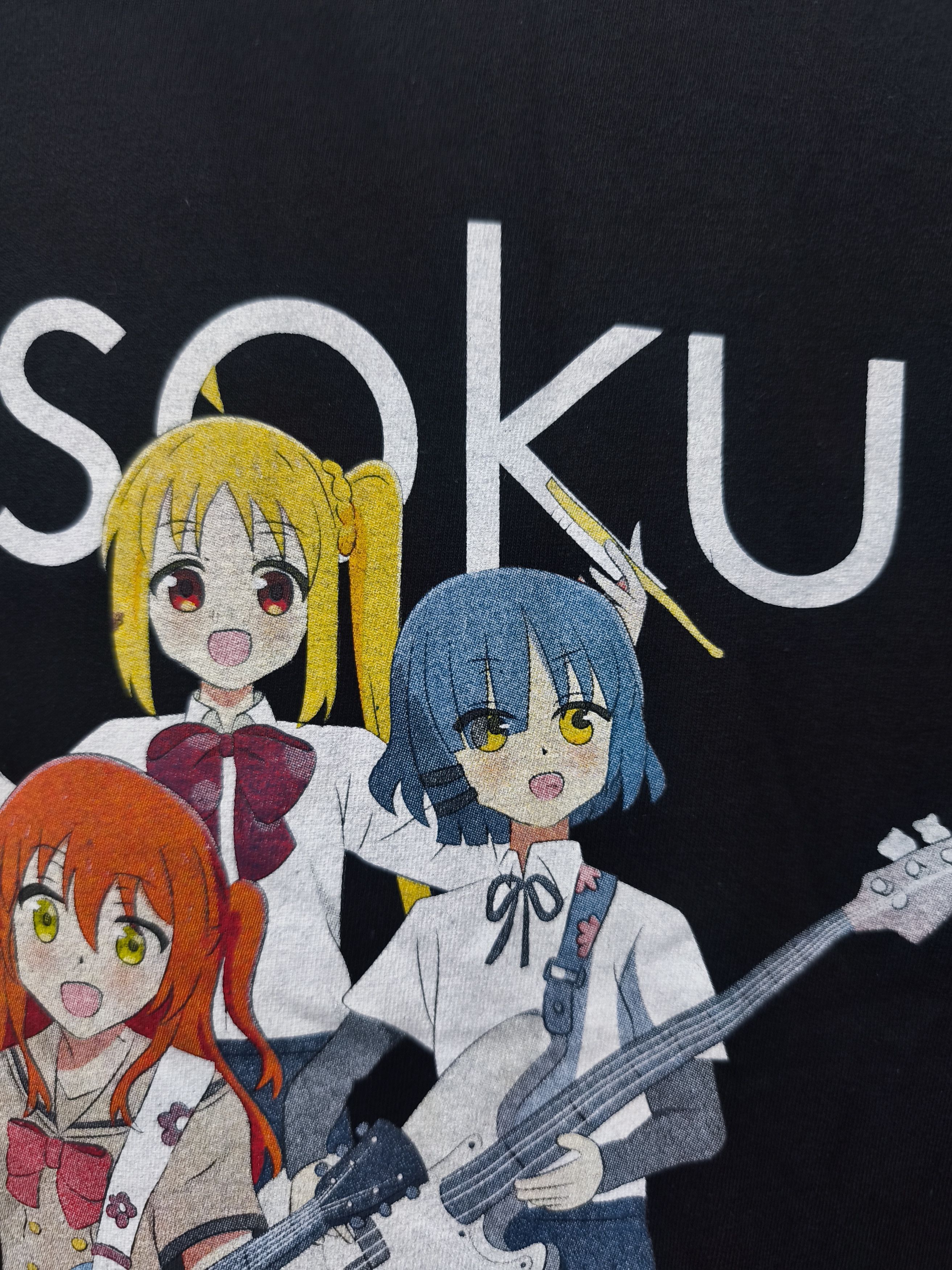 Anime Bocchi The Rock Weezer T-shirt Size US XL / EU 56 / 4 - 4 Thumbnail