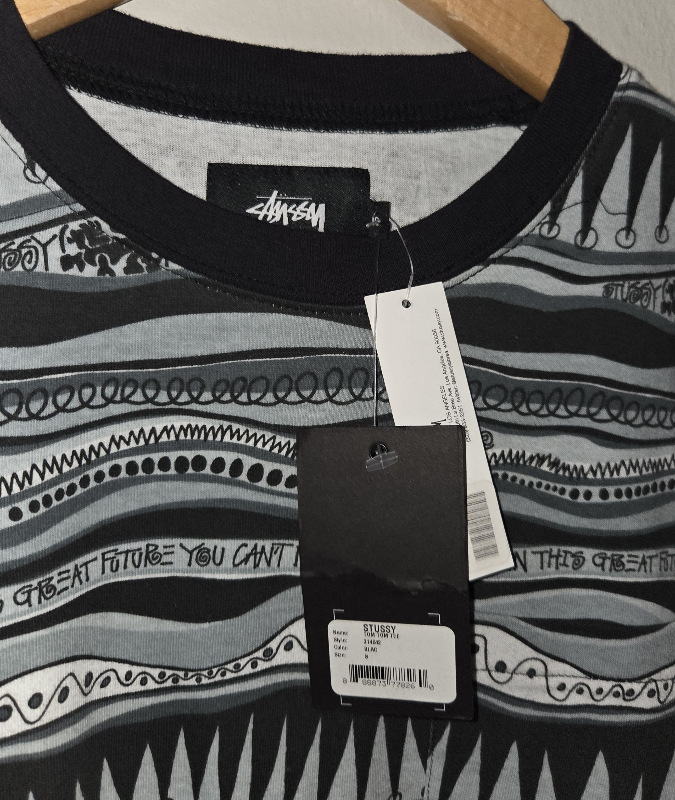 Stussy 2015 Stussy x Fragment Stripe Pocket Tee Size US S / EU 44-46 / 1 - 3 Thumbnail