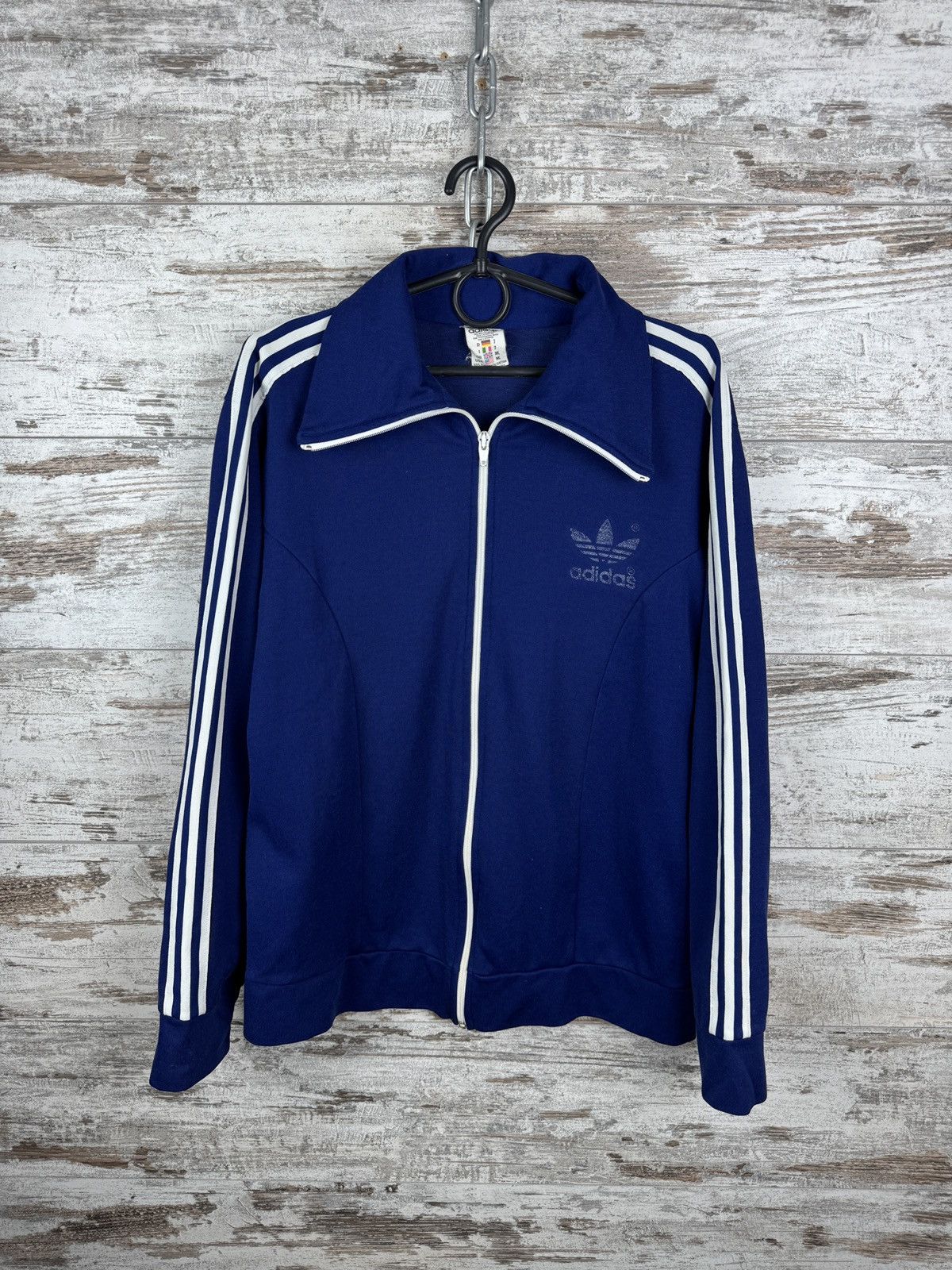 Adidas × Vintage Mens Vintage Adidas track jacket made in Hong Kong Olympic Size US M / EU 48-50 / 2 - 2 Thumbnail