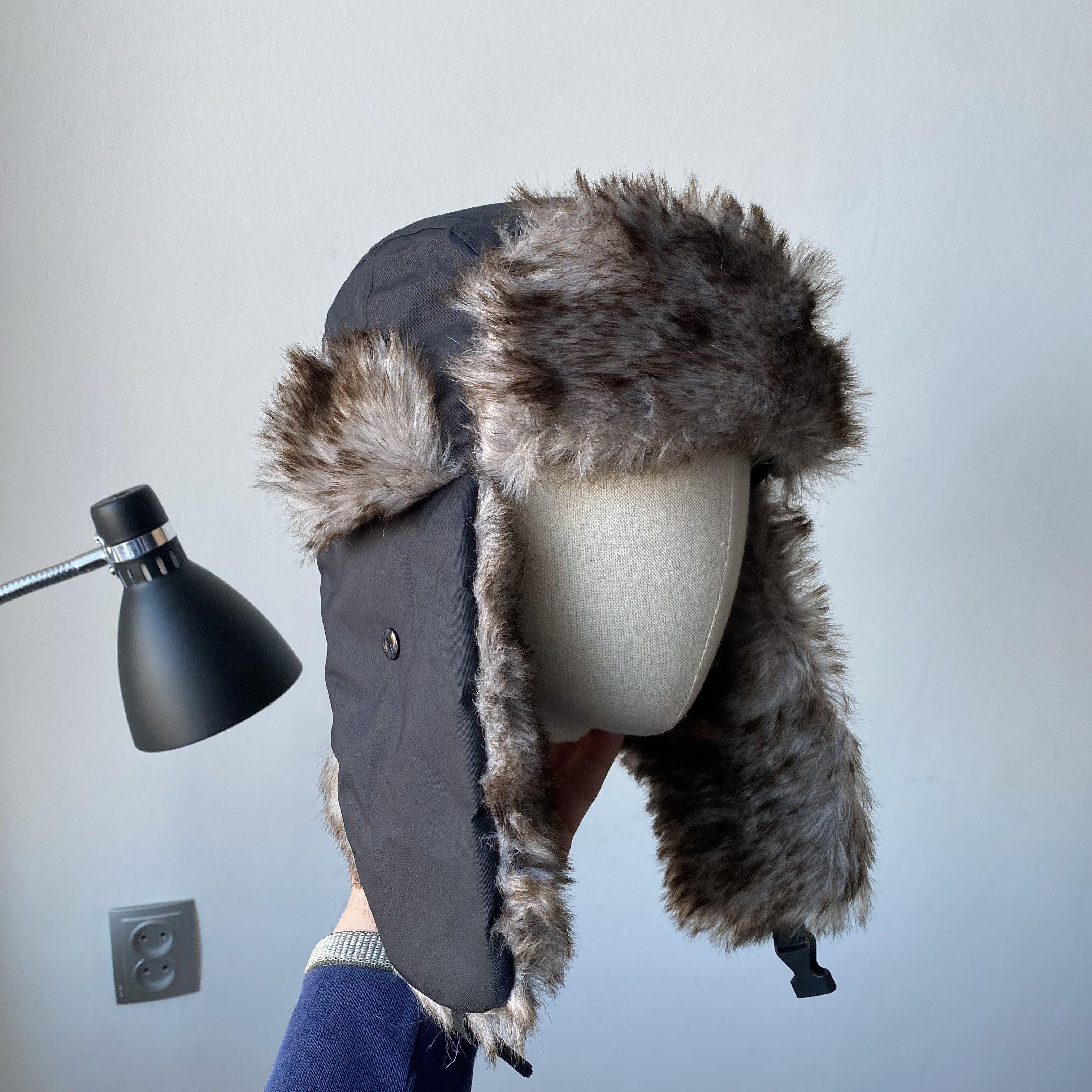 If Six Was Nine Vintage 90s StyleTrapper Fur Ushanka Winter Hat Y2k Size ONE SIZE - 1 Thumbnail