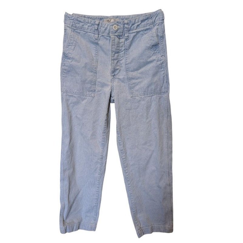 Madewell Madewell Griff Fatigue Pants Indigo Railroad Stripe Sz 24 Size 24" / US 00 / IT 34 - 3 Thumbnail