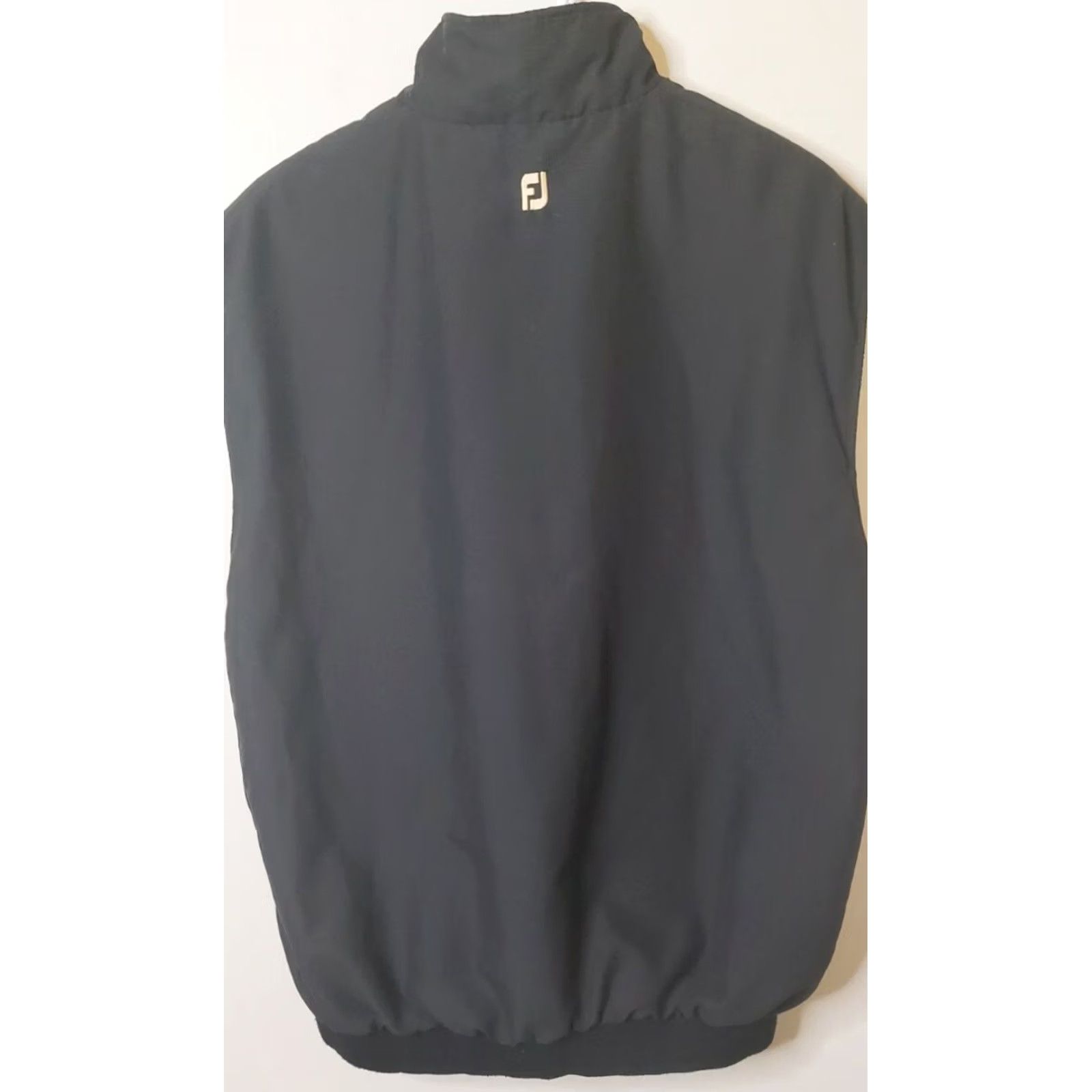Footjoy FootJoy Mens Large Black 1/4 Zip Sleeveless Pullover Golf Vest Stretch L Size US L / EU 52-54 / 3 - 4 Thumbnail