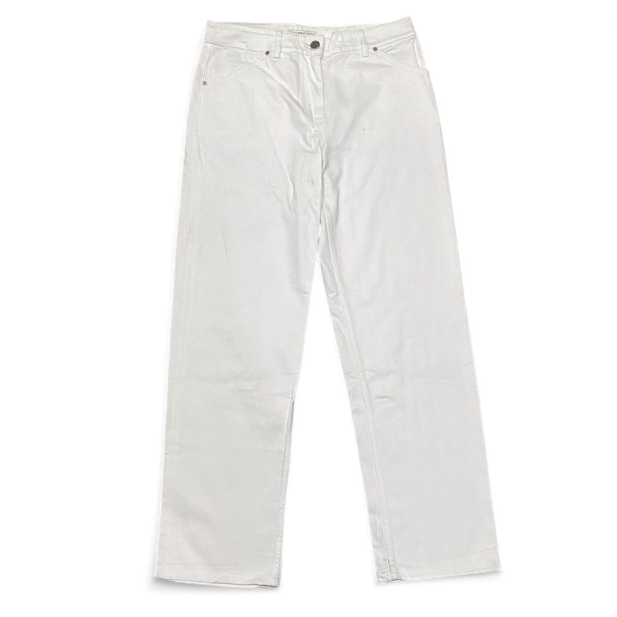 Balenciaga Balenciaga white jeans Casual pants 2015 Reguler Size US 34 / EU 50 - 2 Thumbnail