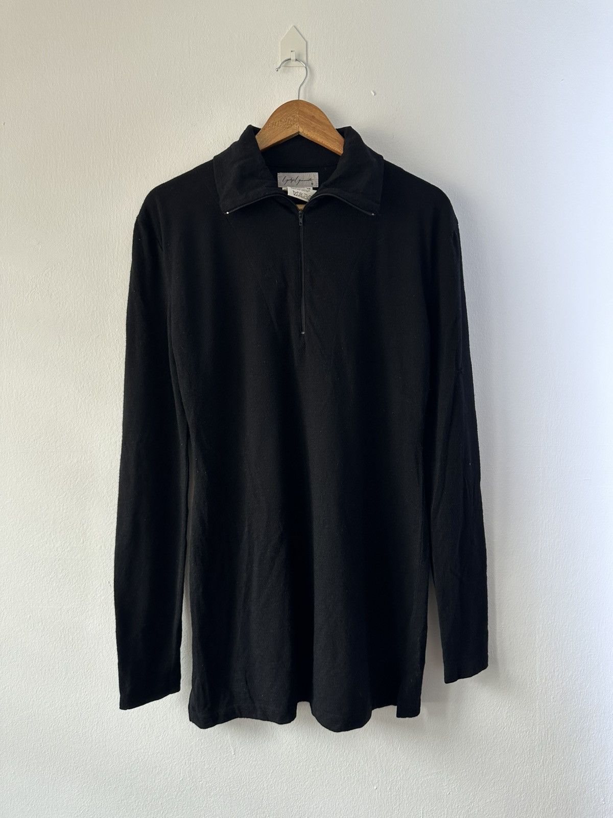 Yohji Yamamoto Yohji Yamamoto Laine Wool Half Zipper Size US M / EU 48-50 / 2 - 4 Thumbnail