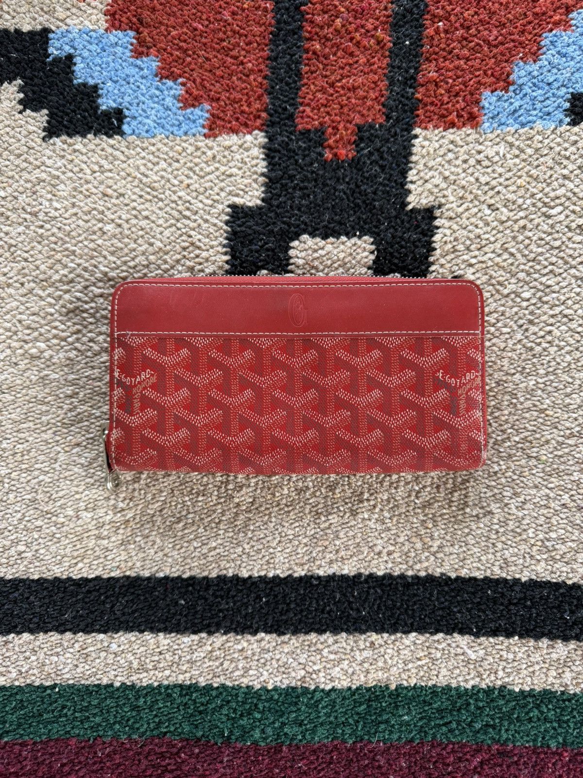 Goyard Goyard Matignon Long Wallet – Red Goyardine Canvas (France) Size ONE SIZE - 1 Thumbnail